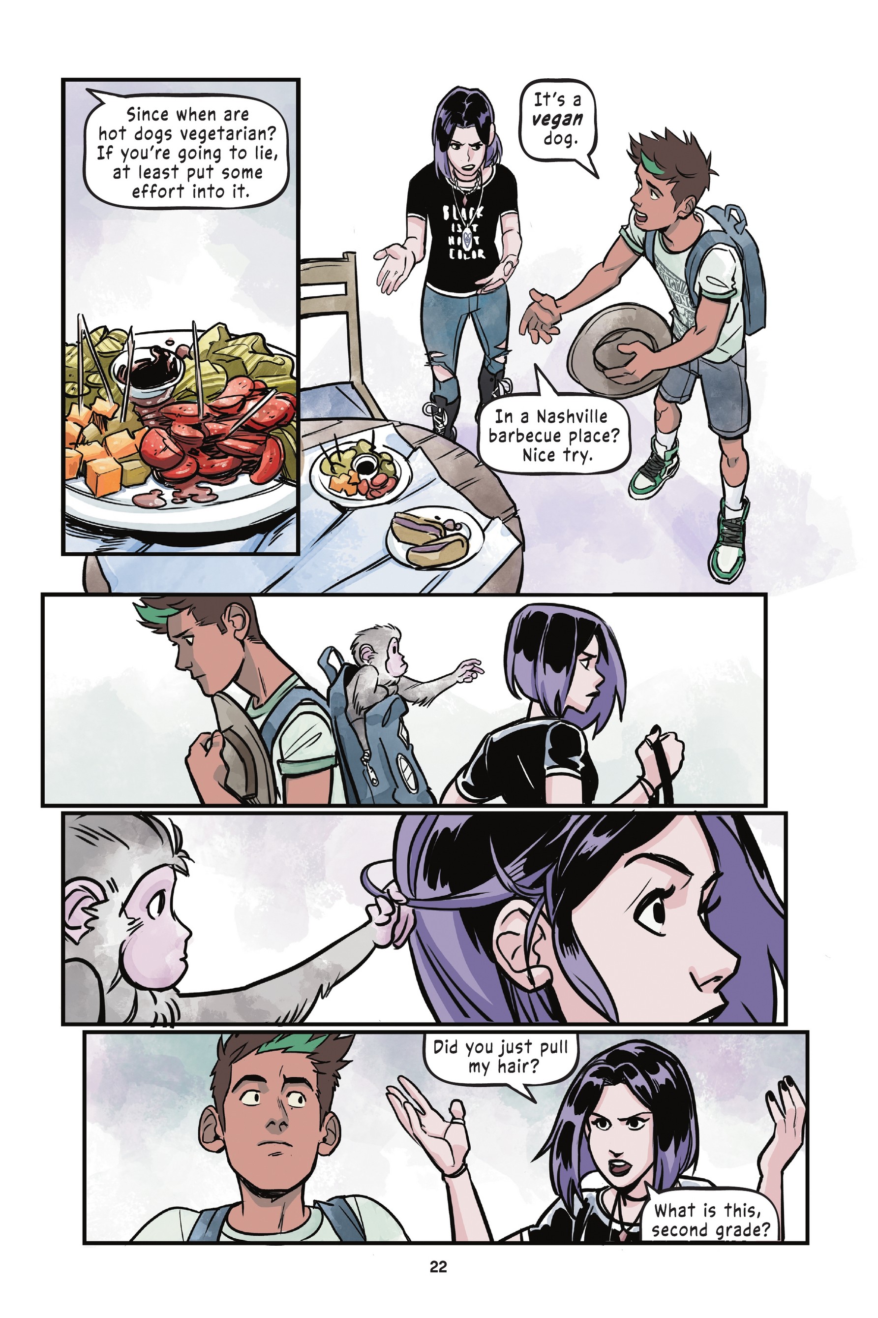 Teen Titans: Beast Boy Loves Raven (2021) issue GN - Page 21