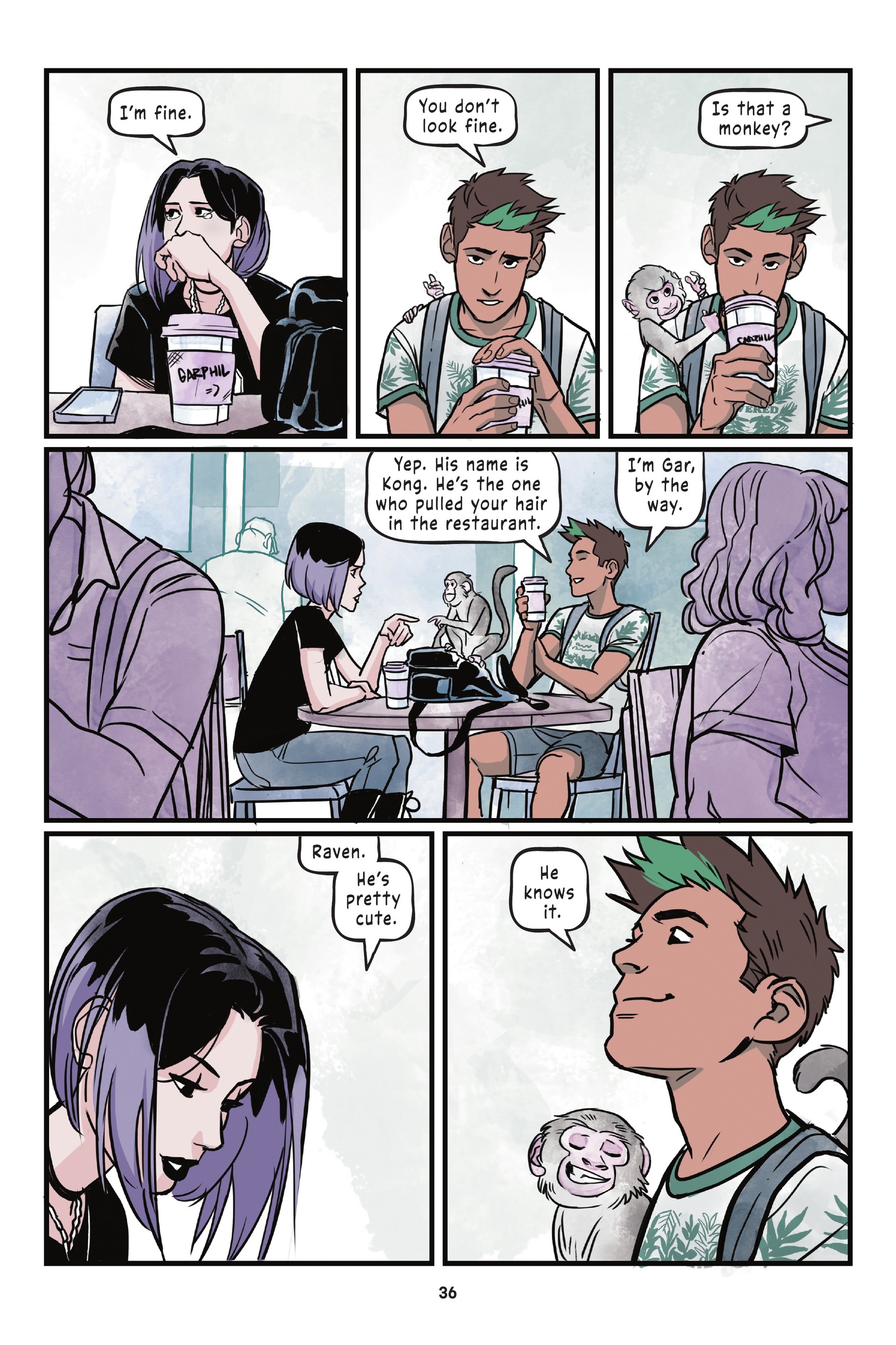 Teen Titans: Beast Boy Loves Raven (2021) issue GN - Page 34