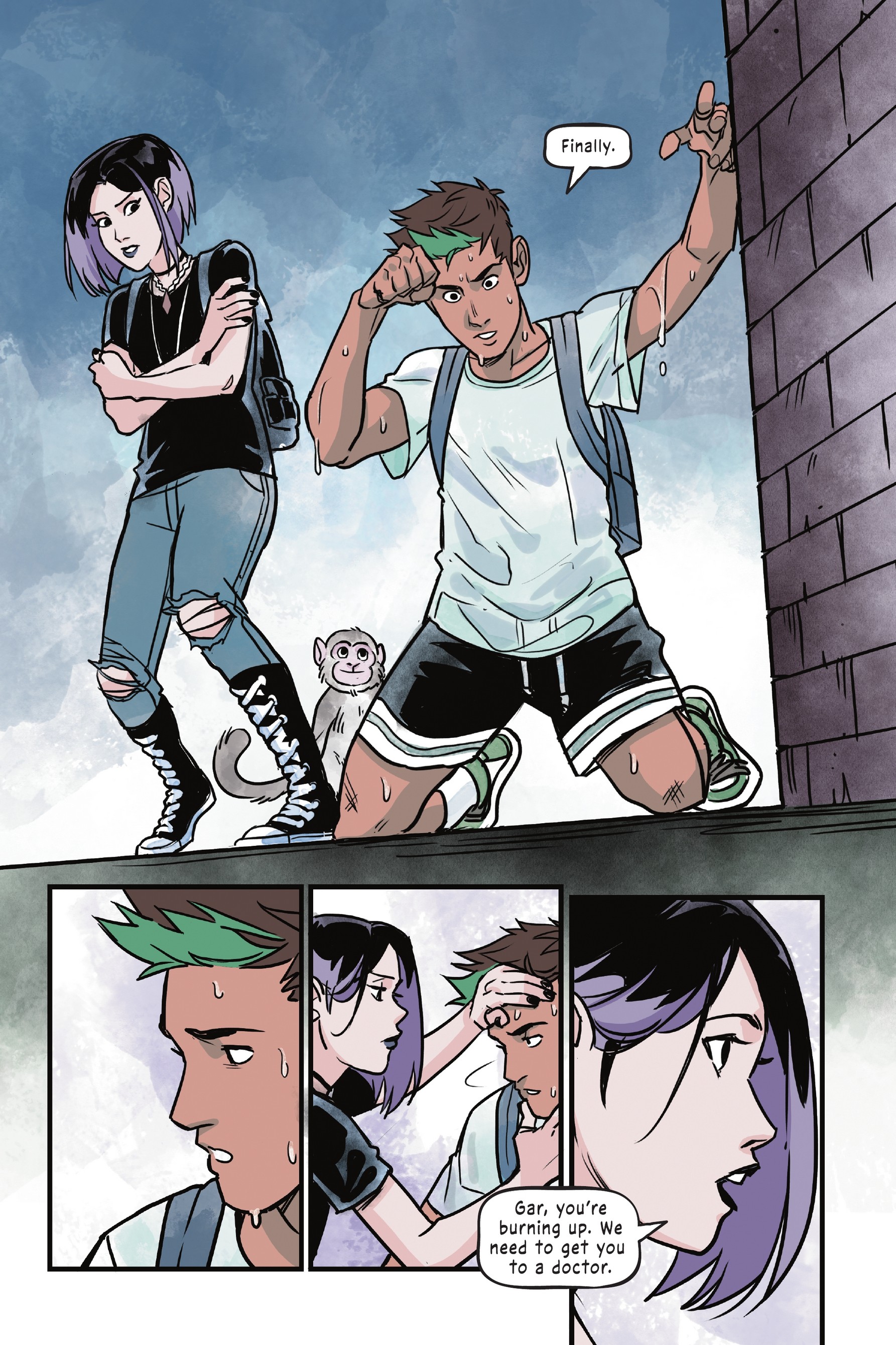 Teen Titans: Beast Boy Loves Raven (2021) issue GN - Page 76