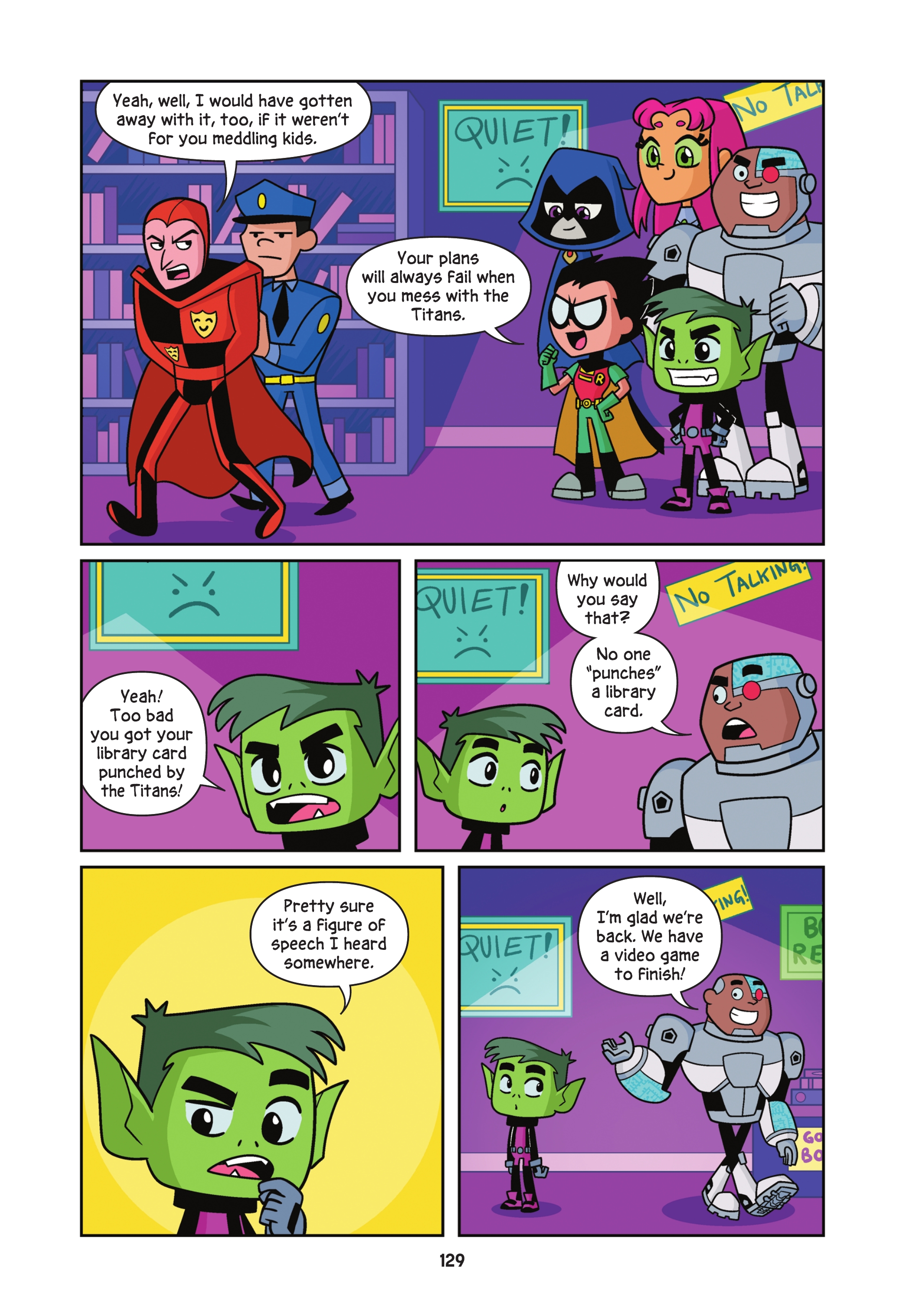 Teen Titans Go! To the Library (2024) issue GN - Page 126