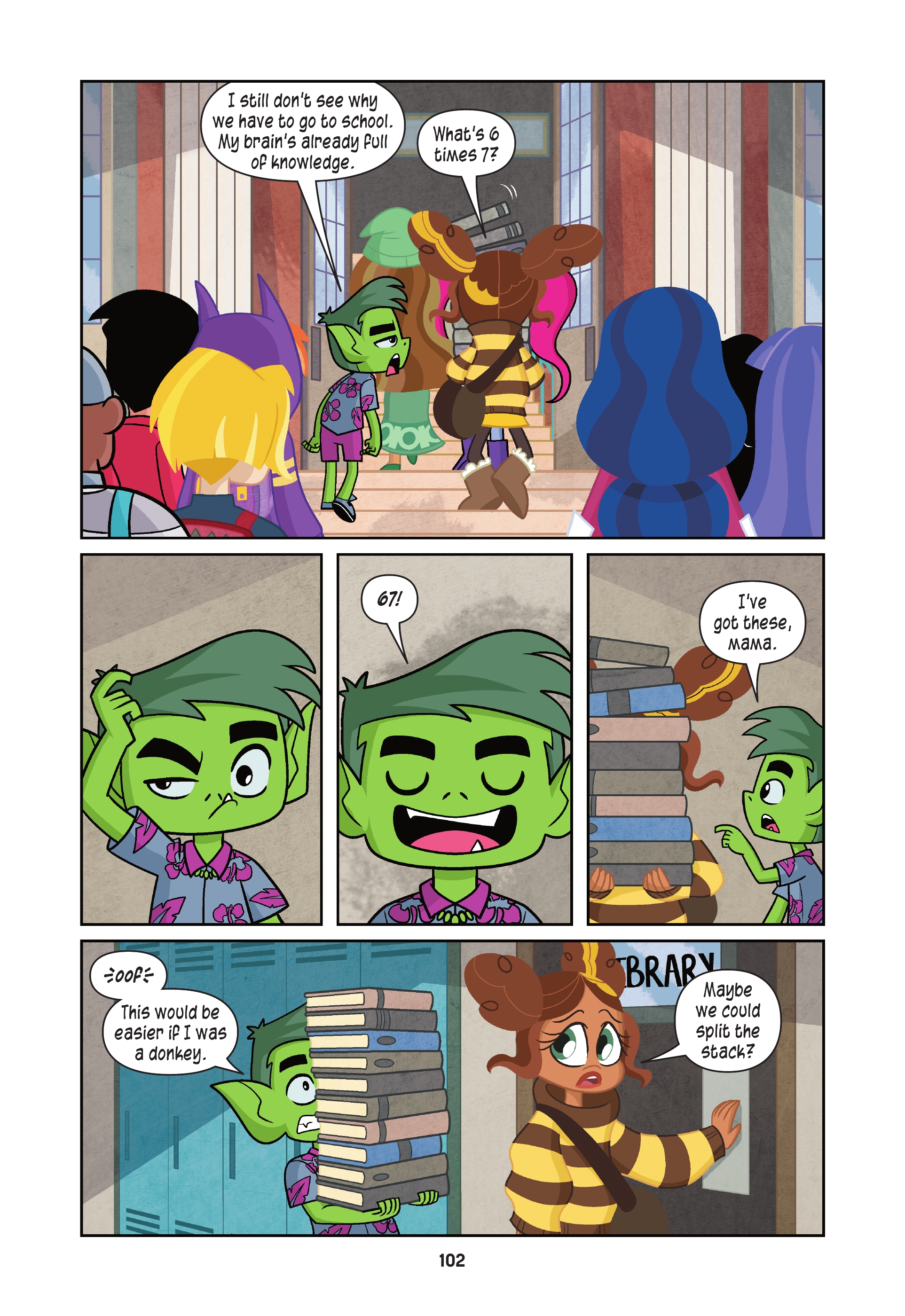 Teen Titans Go!/DC Super Hero Girls - Exchange Students! (2022) issue 1 - Page 100