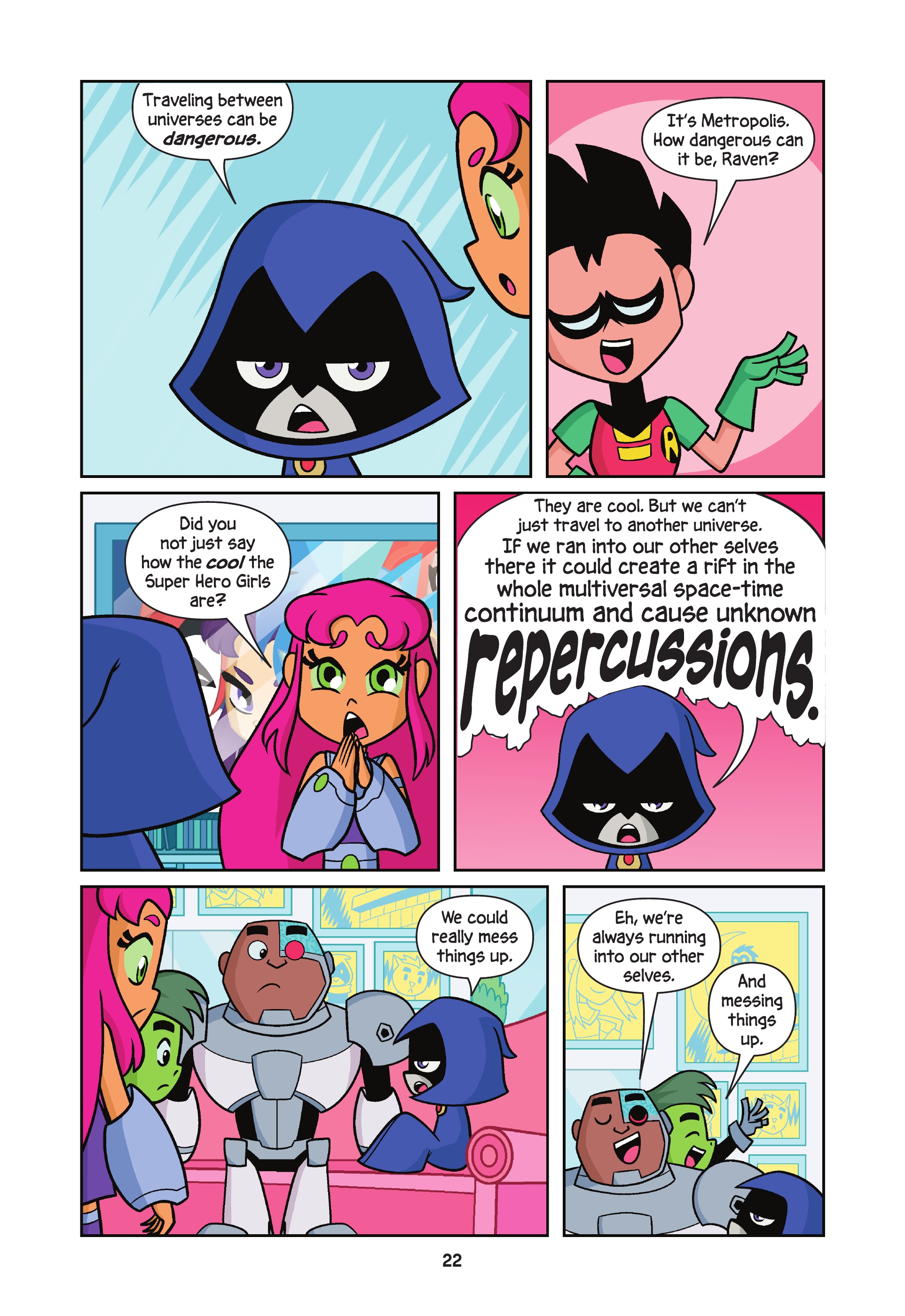 Teen Titans Go!/DC Super Hero Girls - Exchange Students! (2022) issue 1 - Page 21