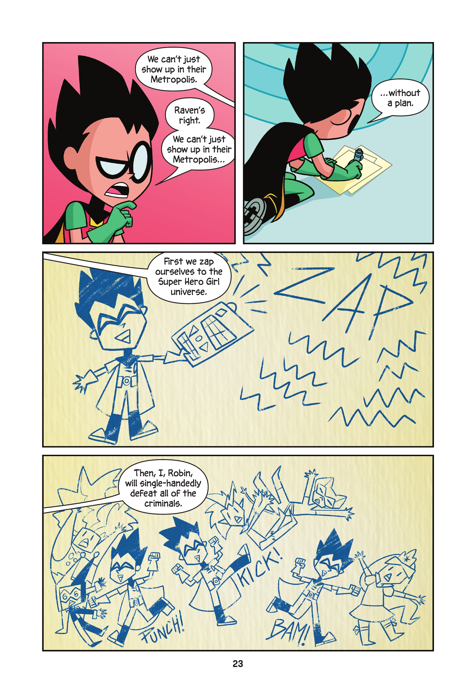 Teen Titans Go!/DC Super Hero Girls - Exchange Students! (2022) issue 1 - Page 22