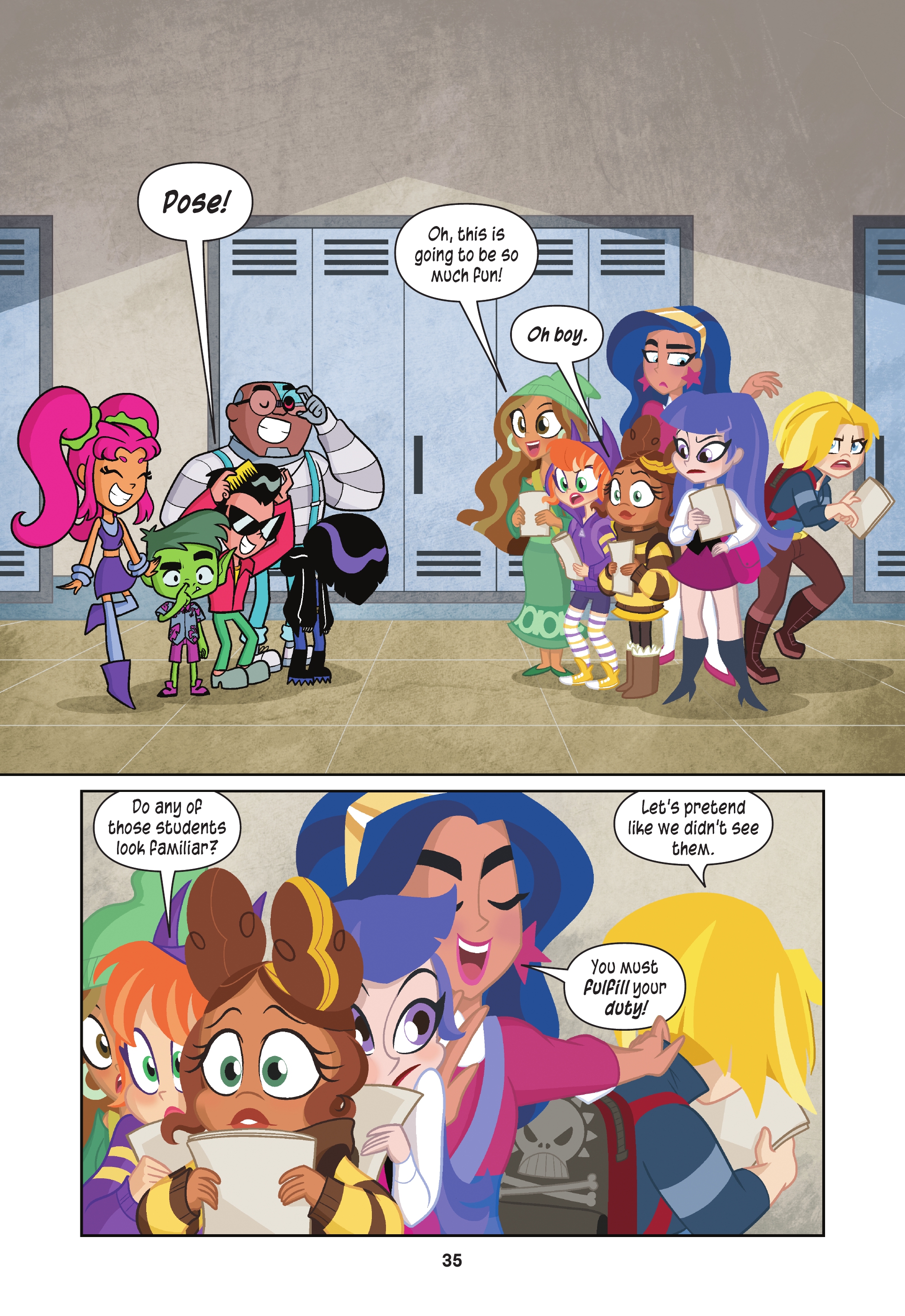 Teen Titans Go!/DC Super Hero Girls - Exchange Students! (2022) issue 1 - Page 34