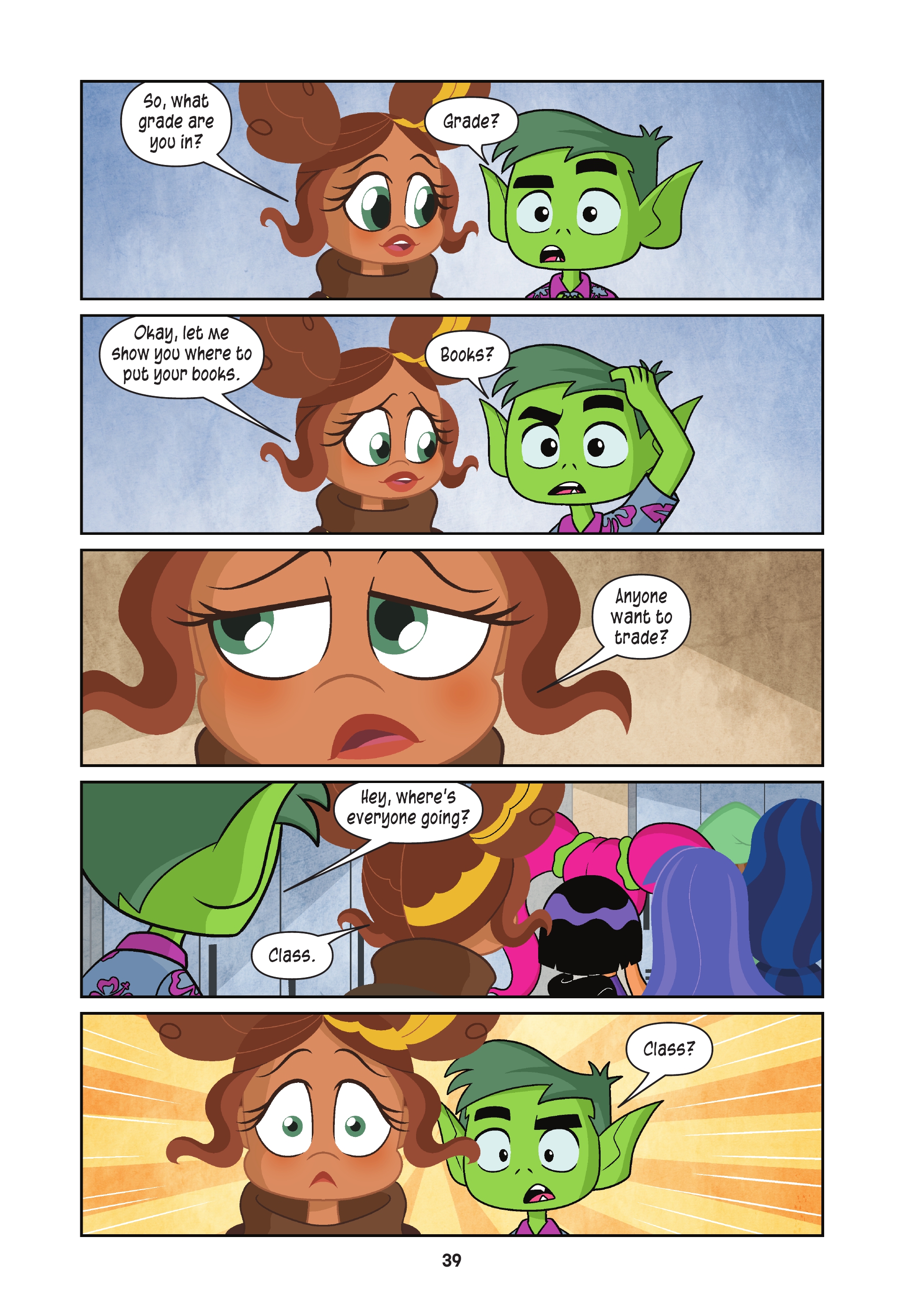 Teen Titans Go!/DC Super Hero Girls - Exchange Students! (2022) issue 1 - Page 38