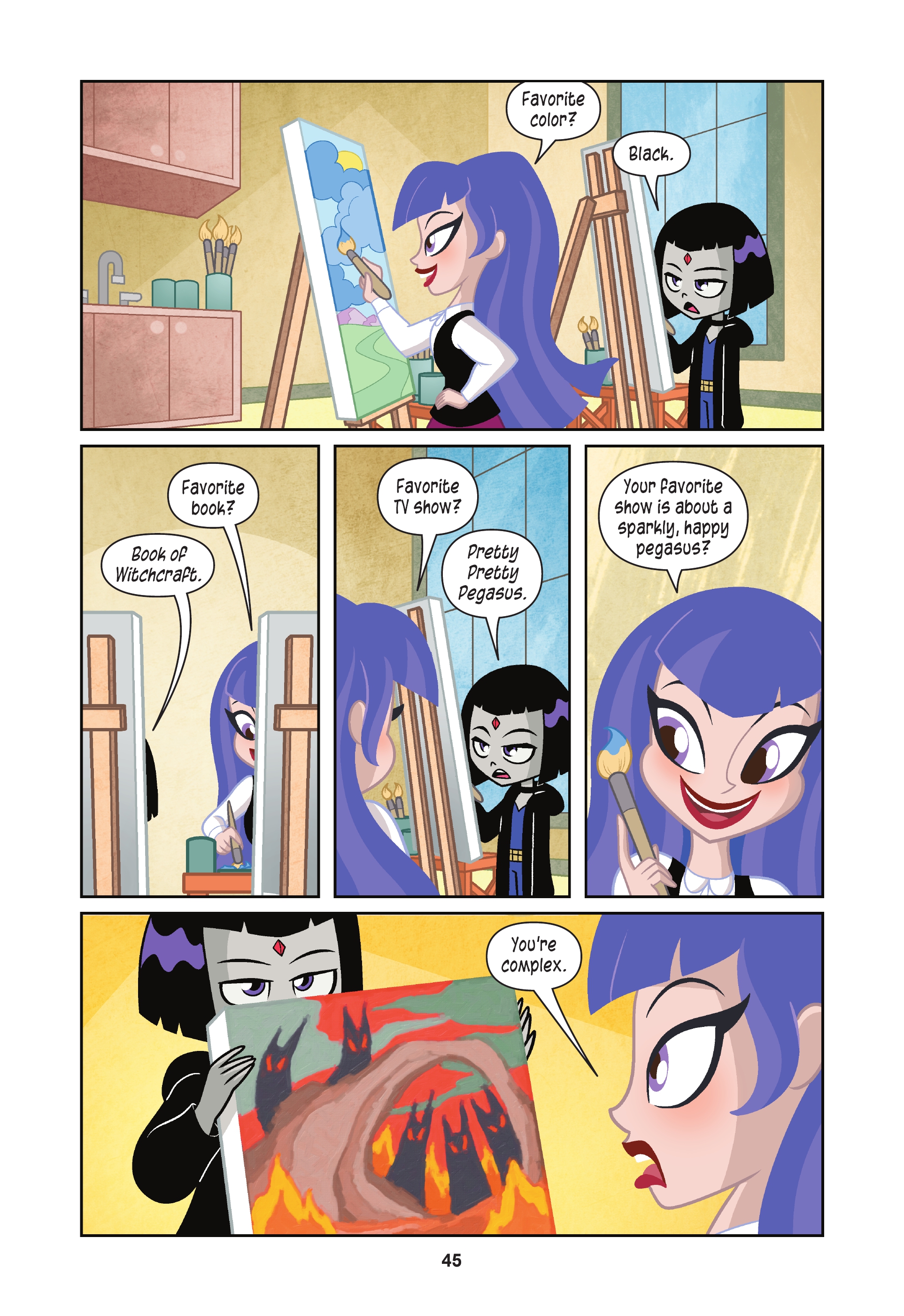 Teen Titans Go!/DC Super Hero Girls - Exchange Students! (2022) issue 1 - Page 44