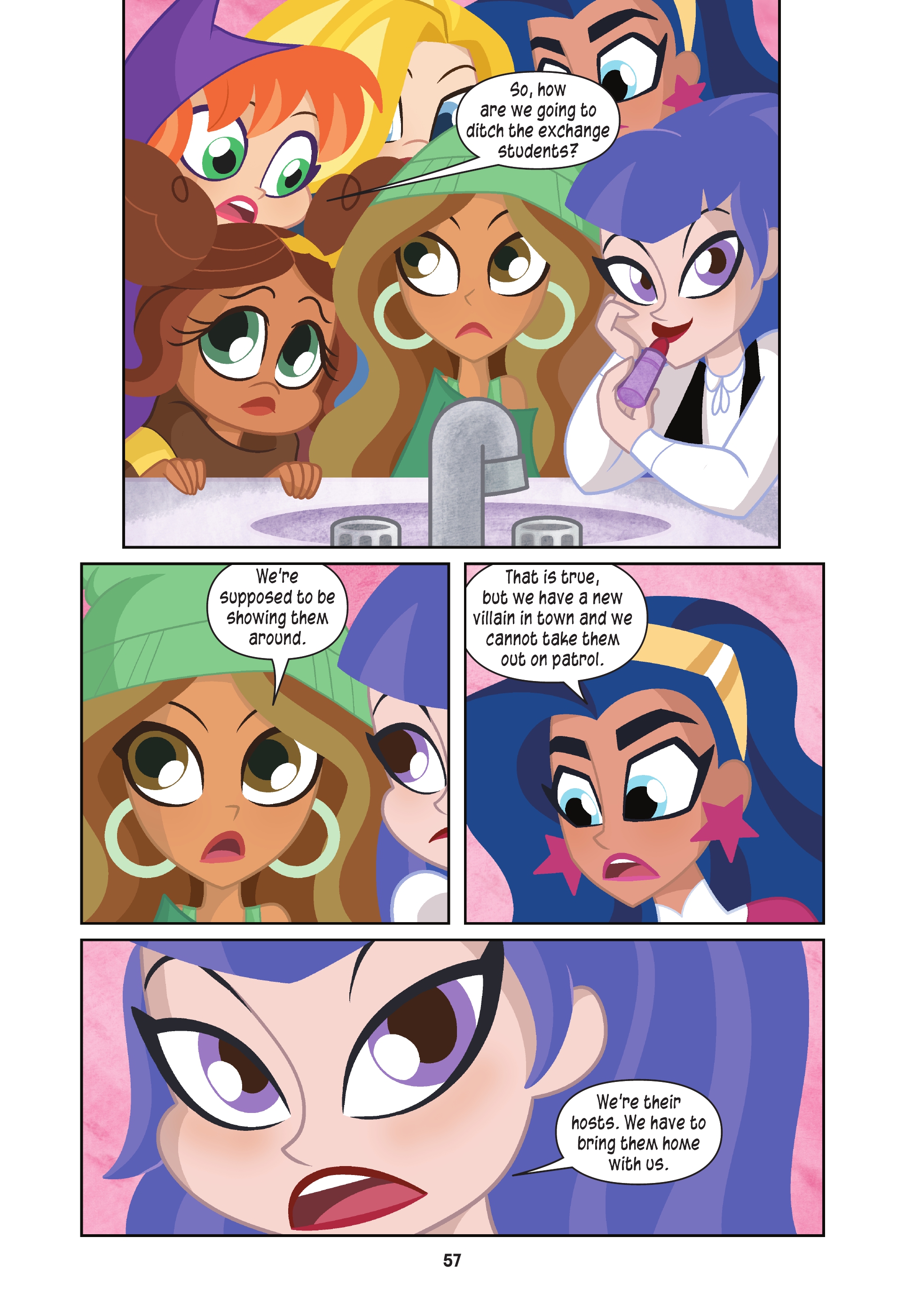 Teen Titans Go!/DC Super Hero Girls - Exchange Students! (2022) issue 1 - Page 56