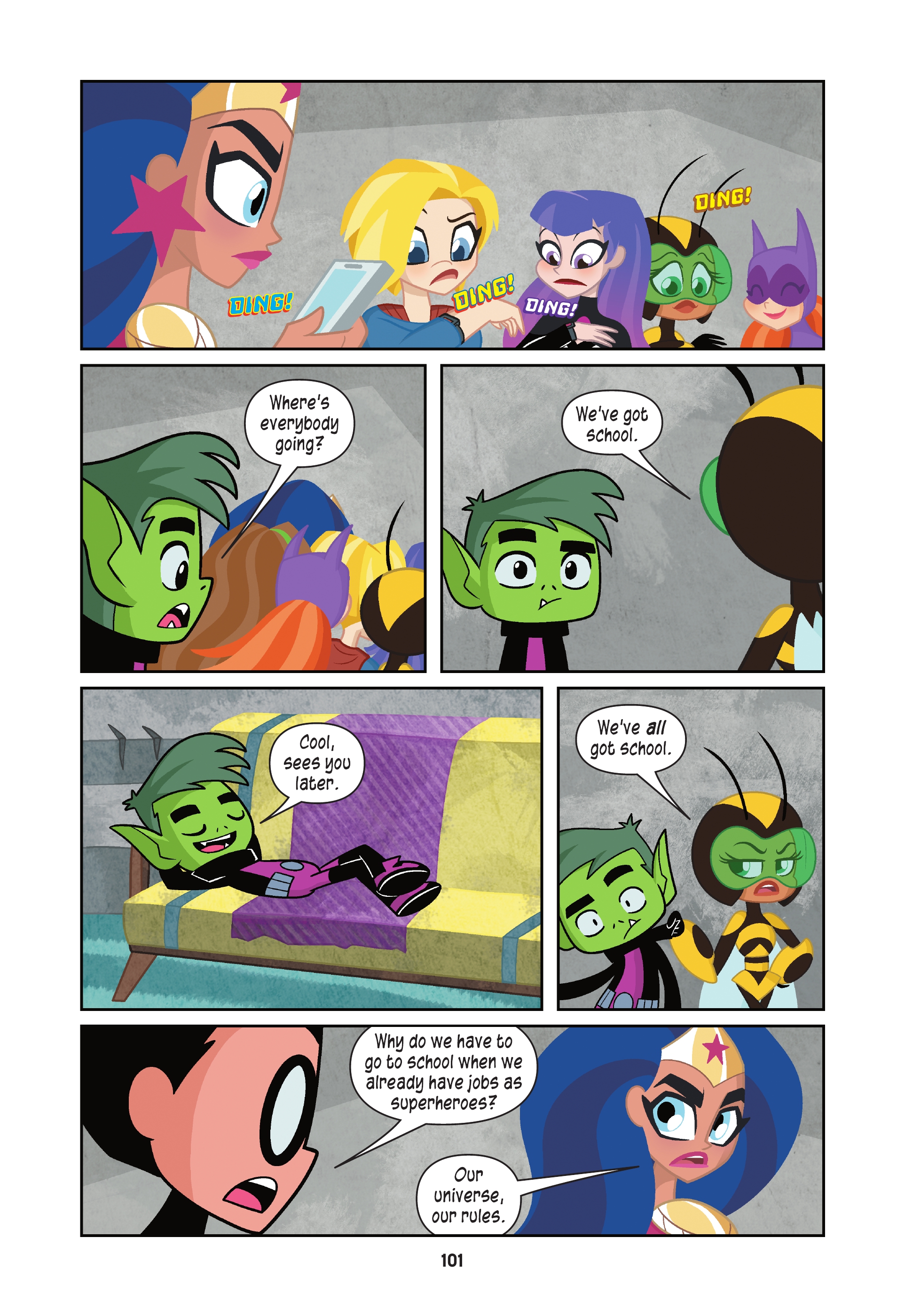 Teen Titans Go!/DC Super Hero Girls - Exchange Students! (2022) issue 1 - Page 99