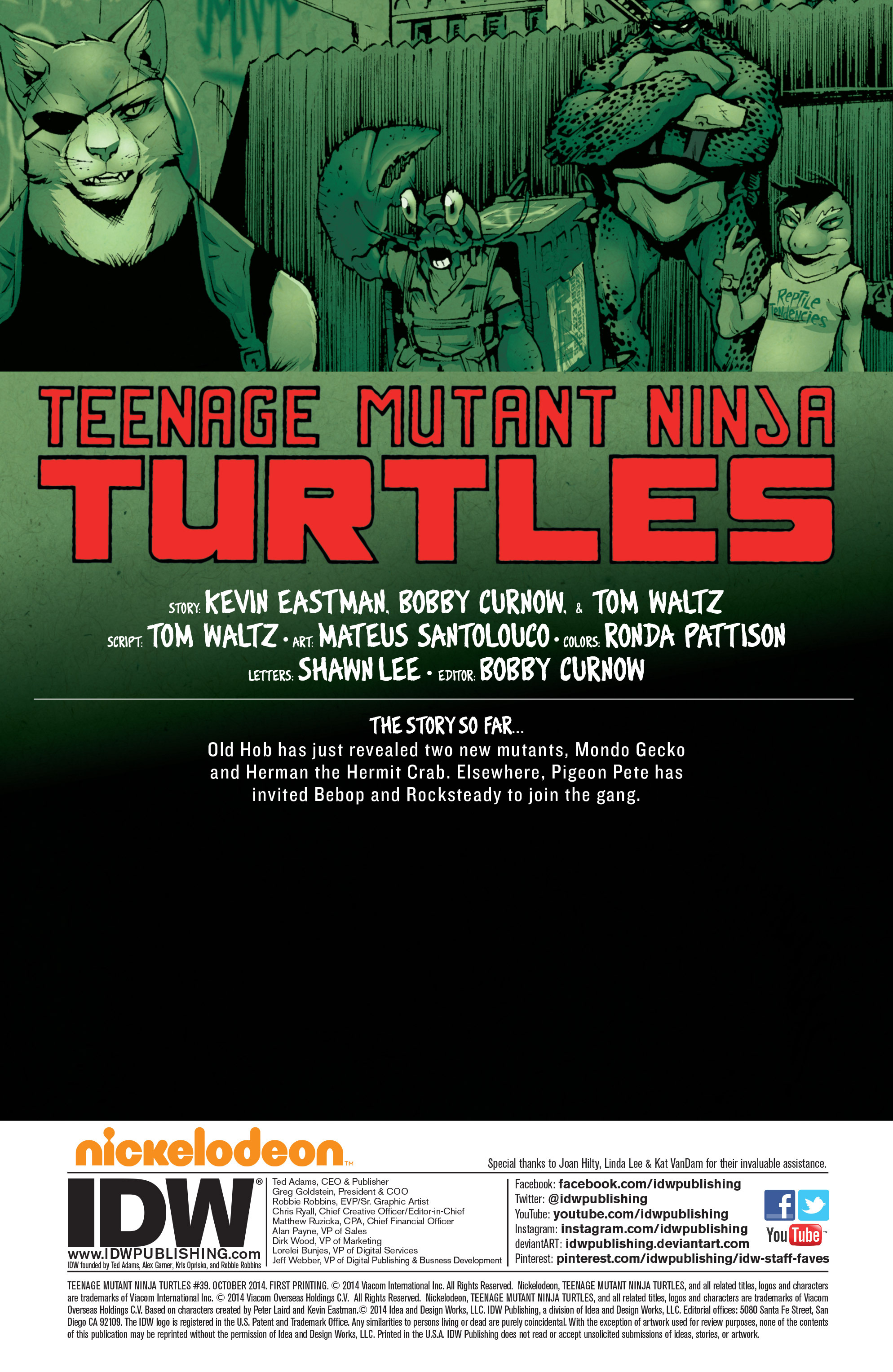 Teenage Mutant Ninja Turtles (2011-): Chapter 39 - Page 2