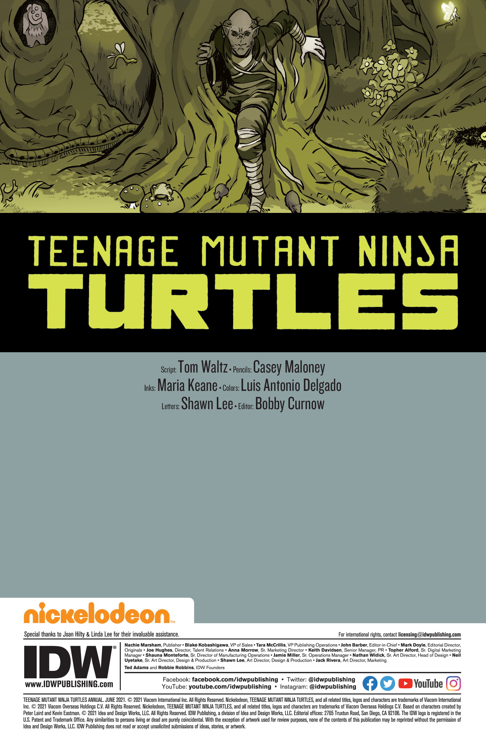 Teenage Mutant Ninja Turtles (2011-): Chapter annual2021 - Page 2