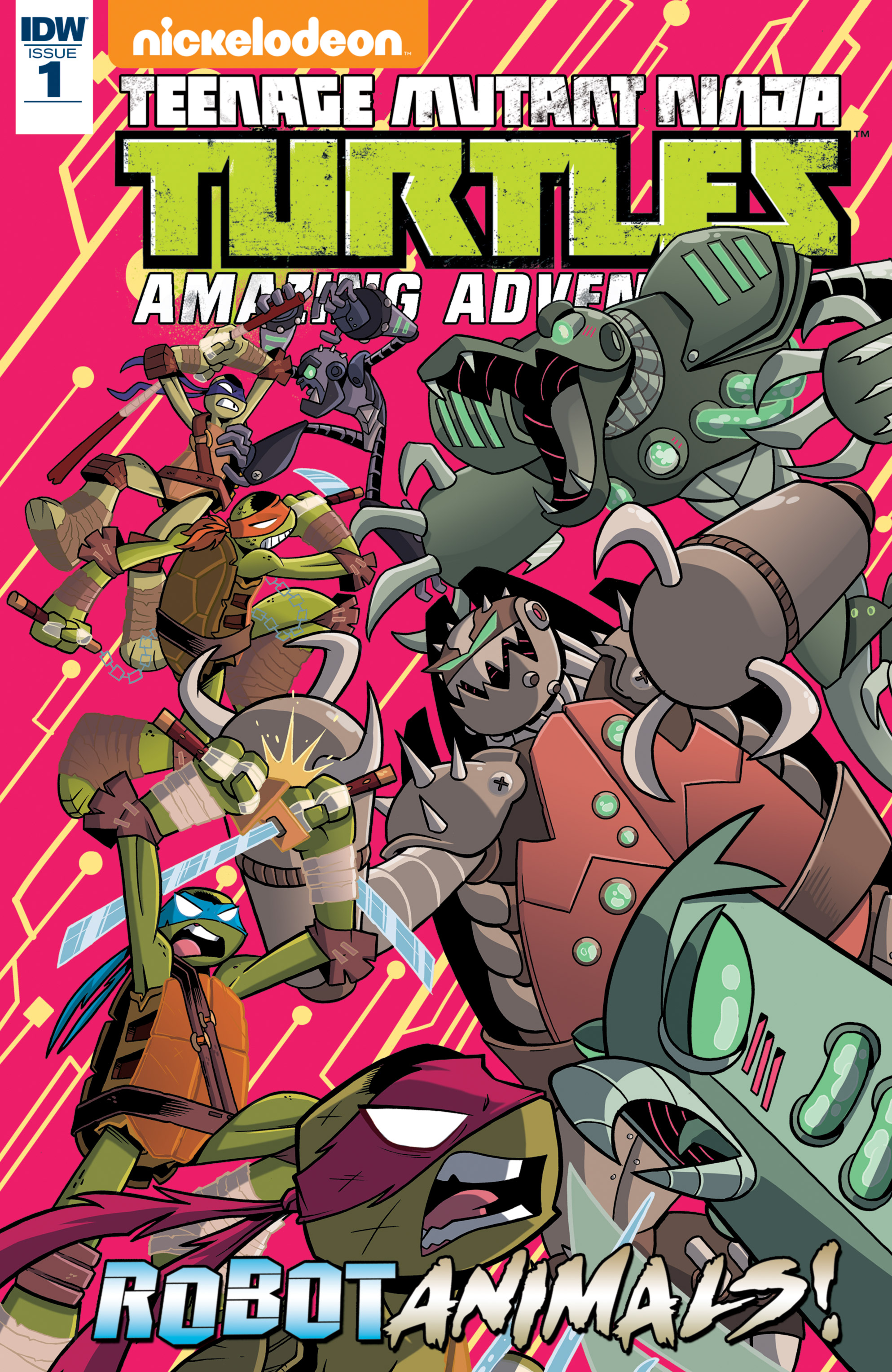 Teenage Mutant Ninja Turtles: Amazing Adventures: Robotanimals!: Chapter 1 - Page 1