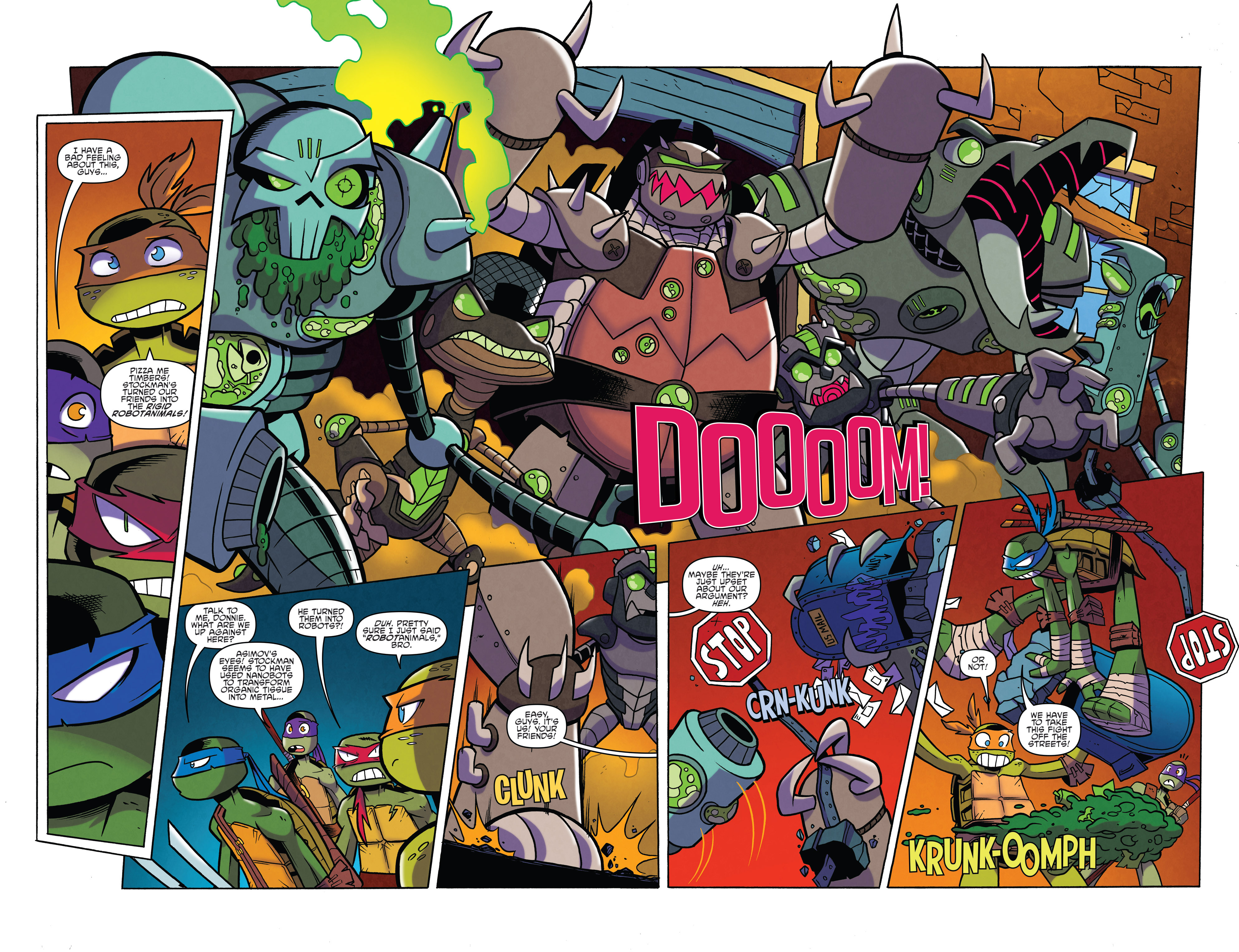 Teenage Mutant Ninja Turtles: Amazing Adventures: Robotanimals! issue 1 - Page 14