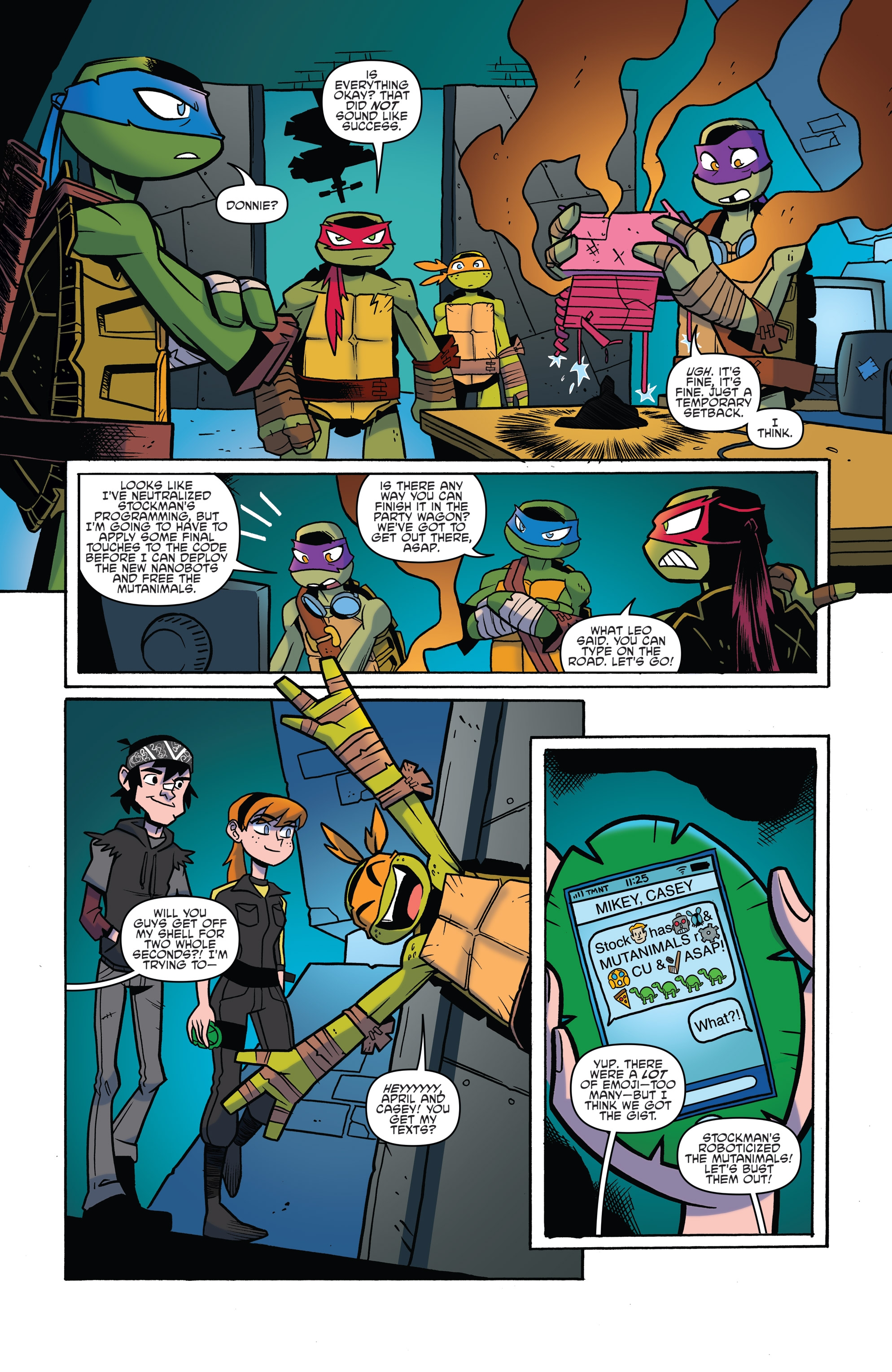 Teenage Mutant Ninja Turtles: Amazing Adventures: Robotanimals! issue 2 - Page 9