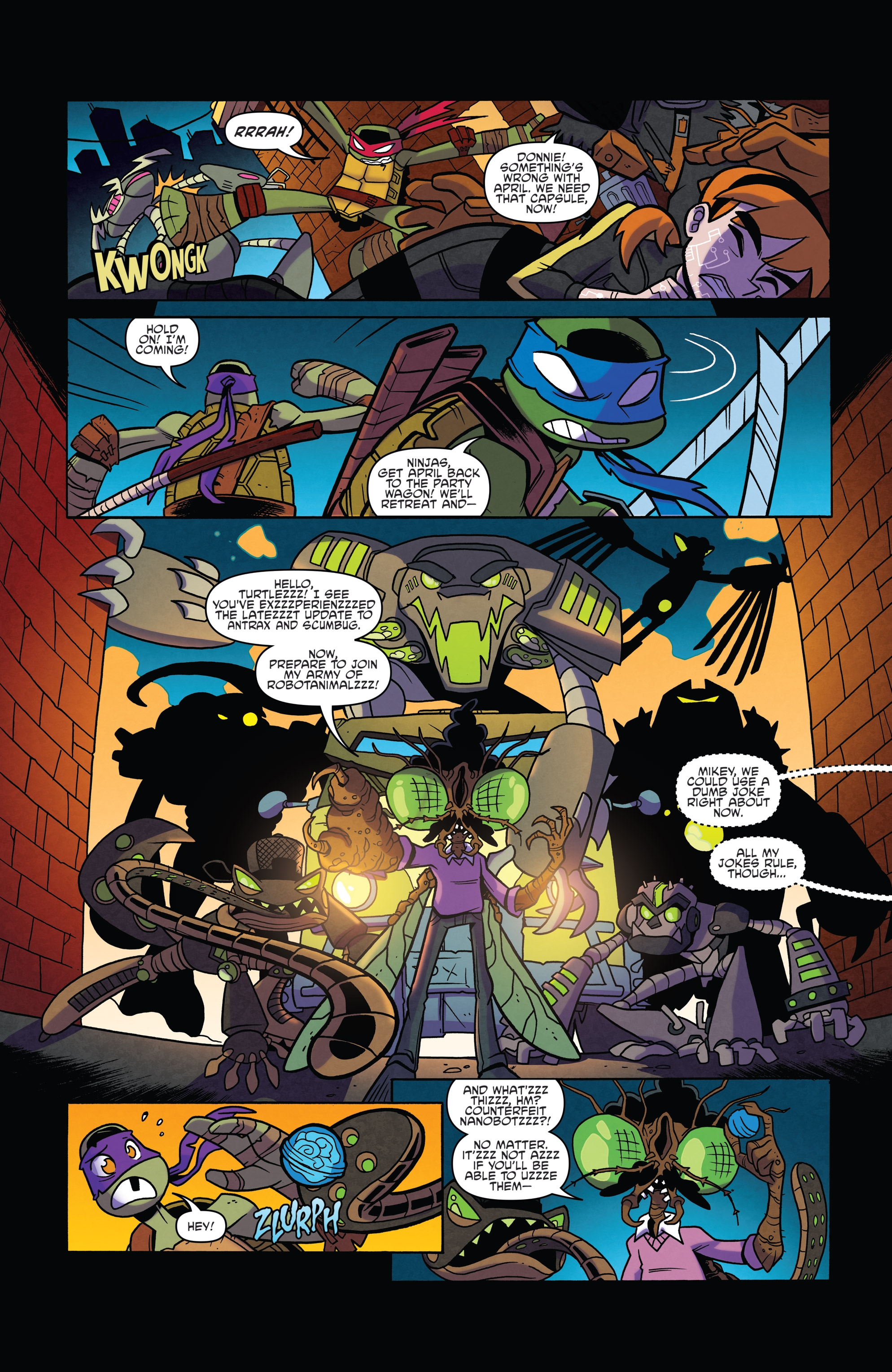 Teenage Mutant Ninja Turtles: Amazing Adventures: Robotanimals! issue 2 - Page 17