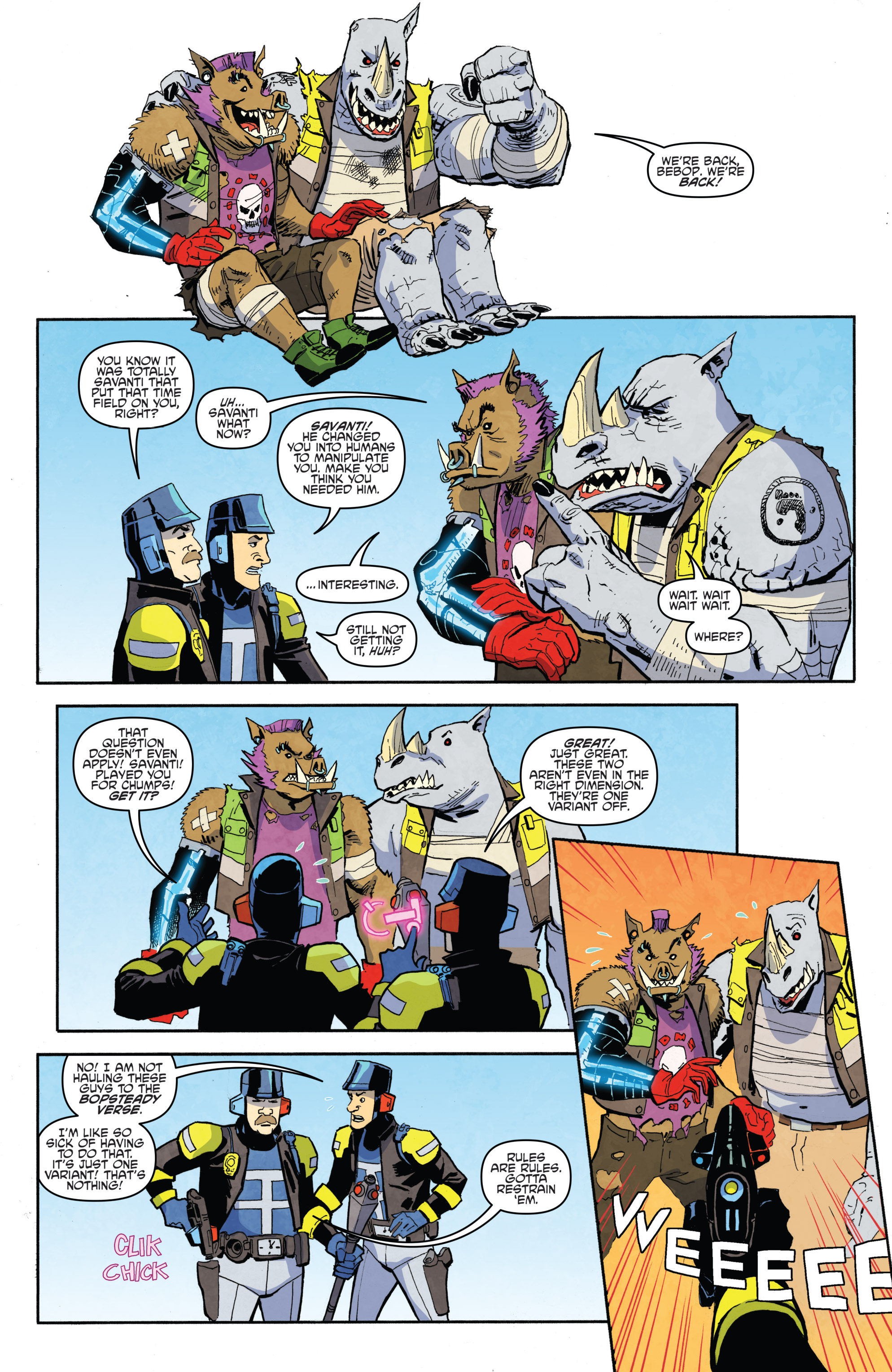 Teenage Mutant Ninja Turtles: Bebop & Rocksteady Hit the Road! (2018-) issue 3 - Page 21