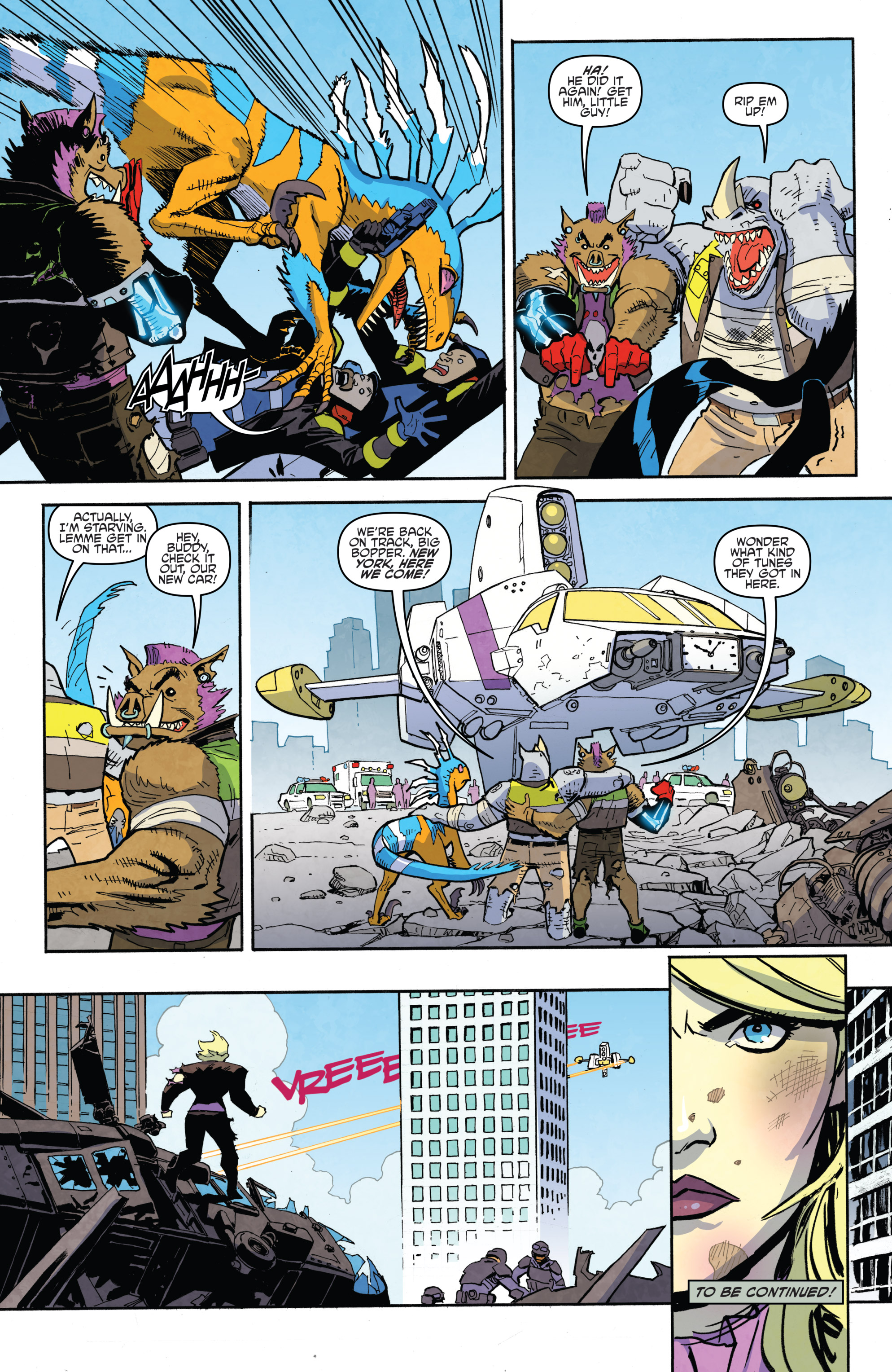 Teenage Mutant Ninja Turtles: Bebop & Rocksteady Hit the Road! (2018-) issue 3 - Page 22