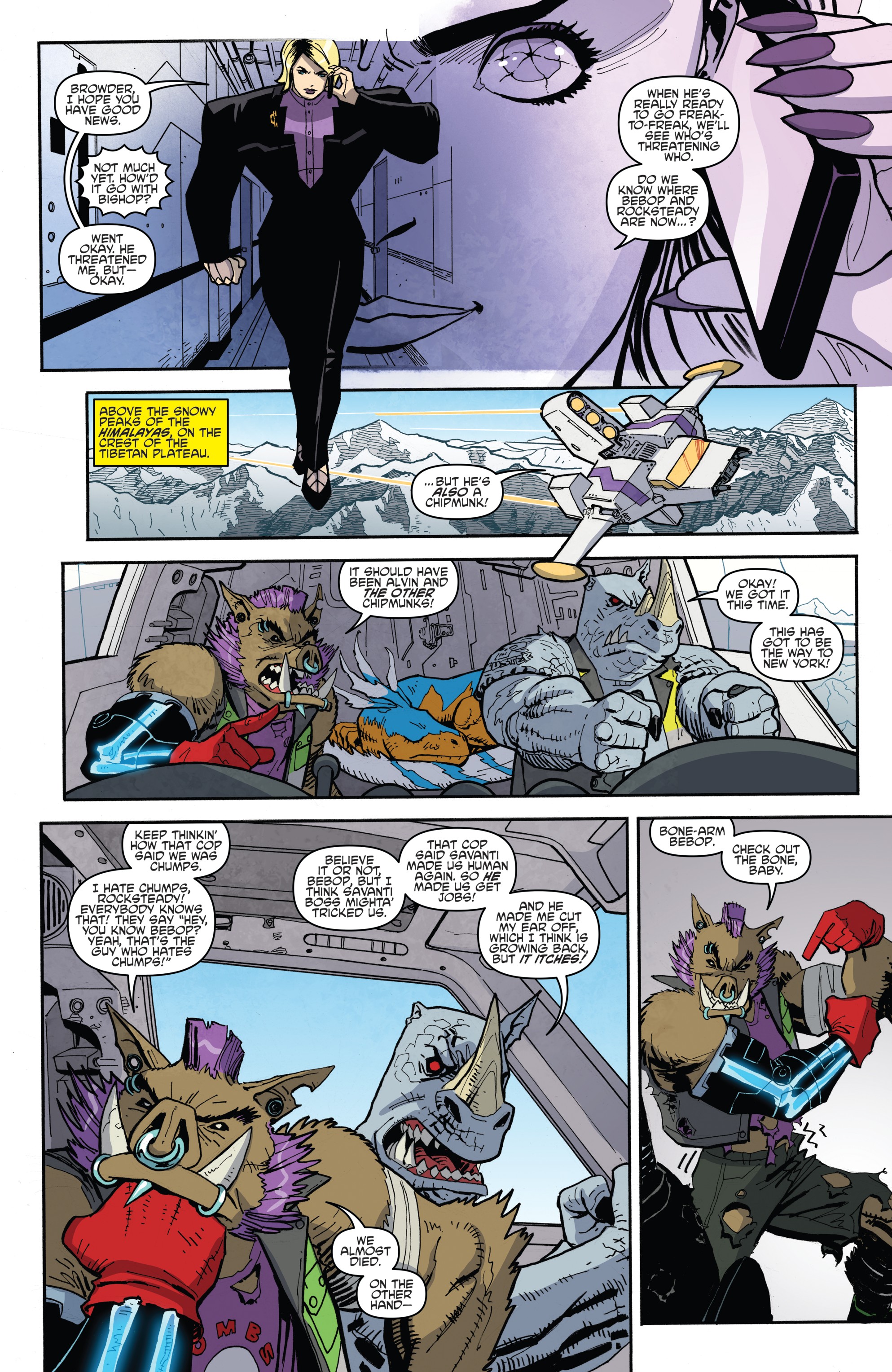 Teenage Mutant Ninja Turtles: Bebop & Rocksteady Hit the Road! (2018-) issue 4 - Page 7