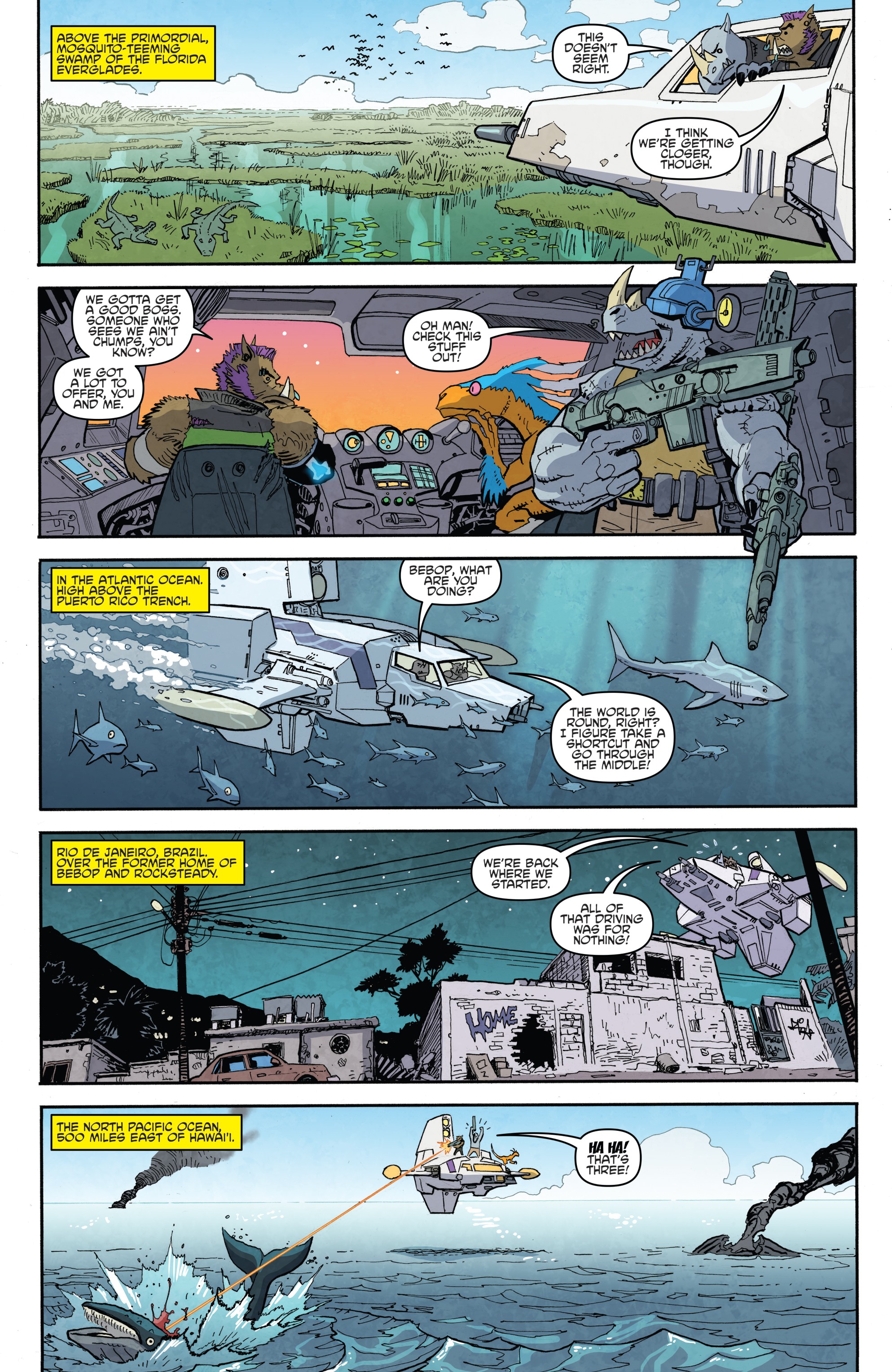 Teenage Mutant Ninja Turtles: Bebop & Rocksteady Hit the Road! (2018-) issue 4 - Page 8