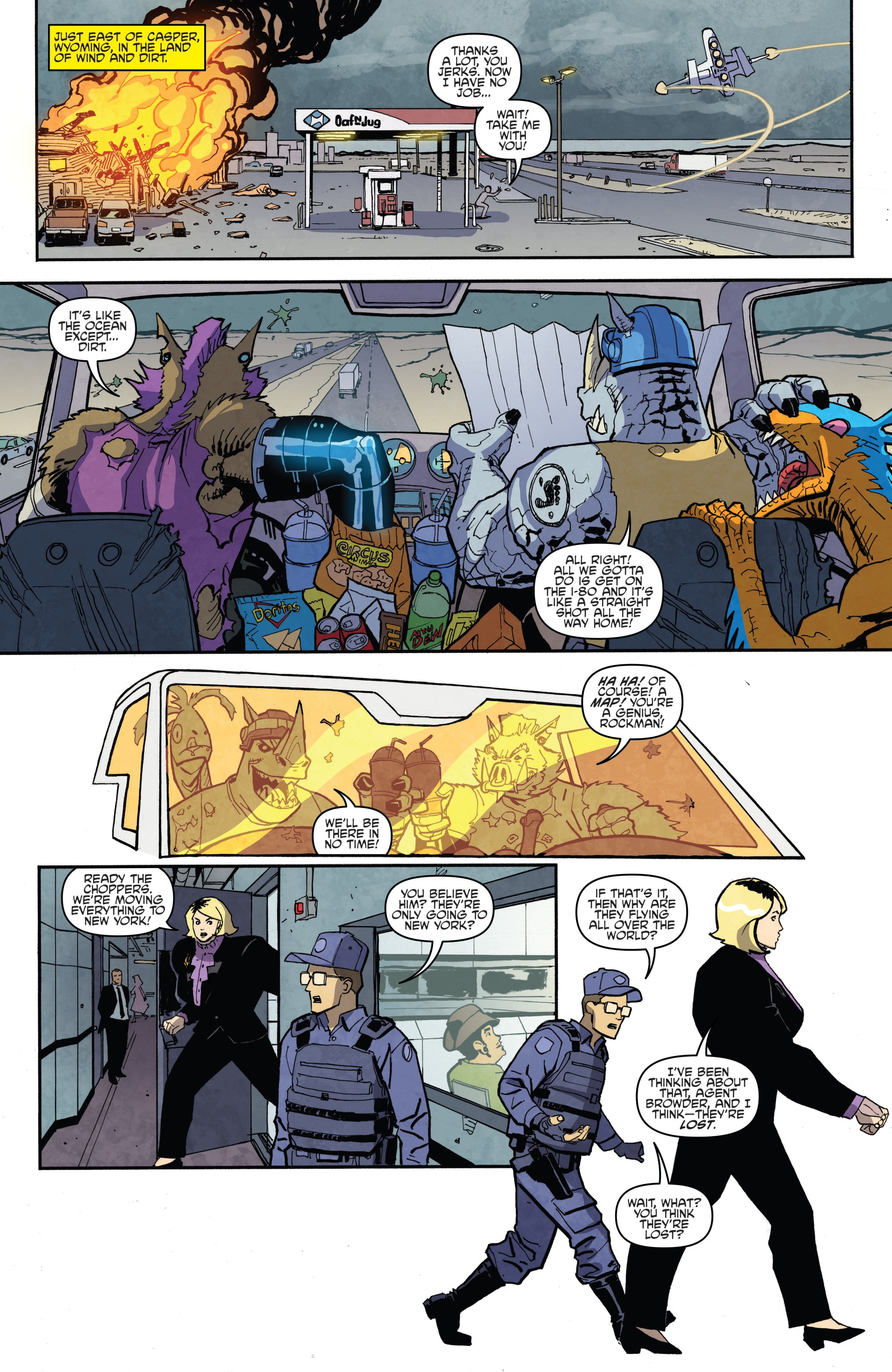 Teenage Mutant Ninja Turtles: Bebop & Rocksteady Hit the Road! (2018-) issue 4 - Page 11