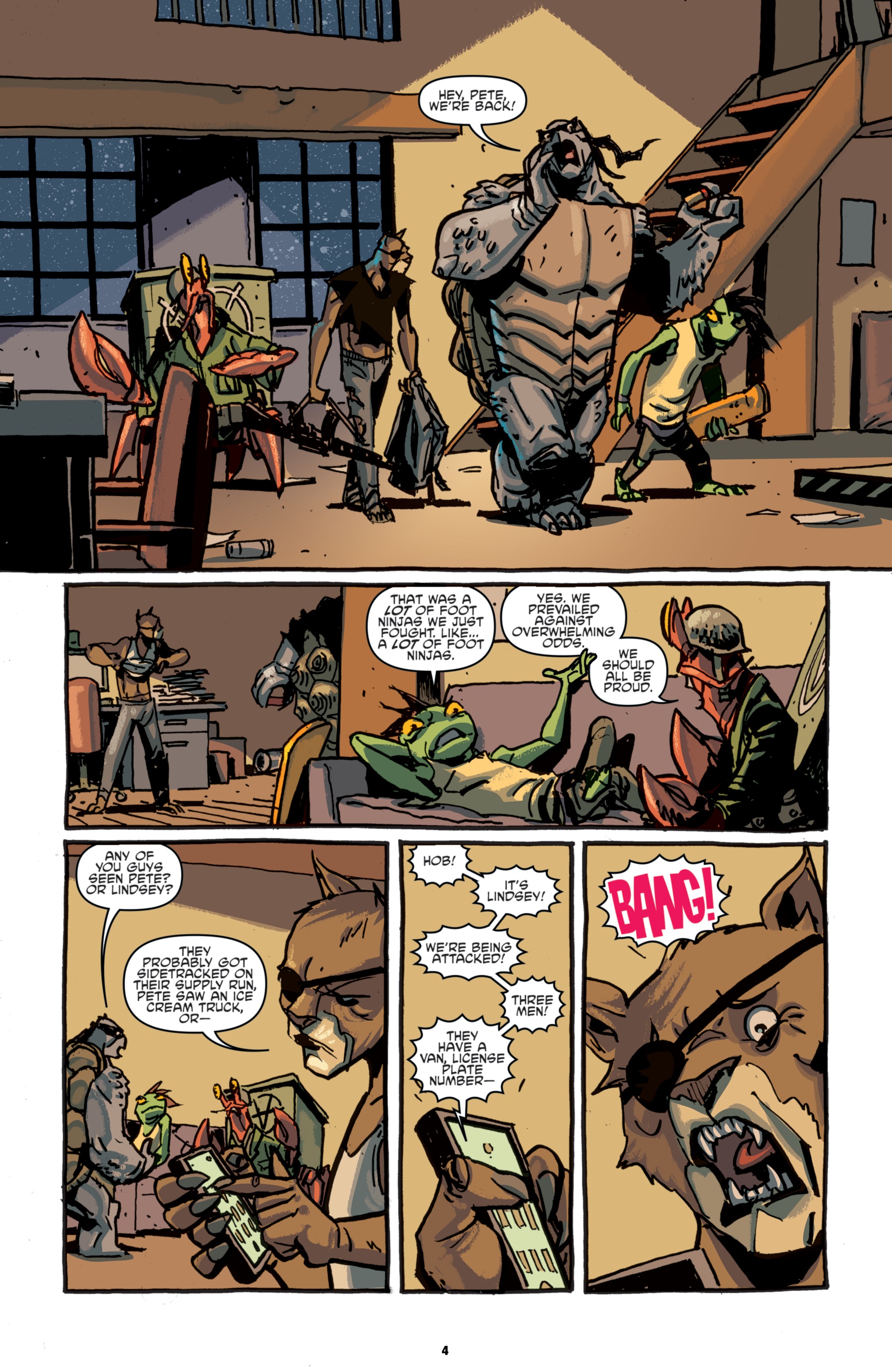 Teenage Mutant Ninja Turtles: Bebop & Rocksteady Hit the Road! (2018-) issue 4 - Page 28