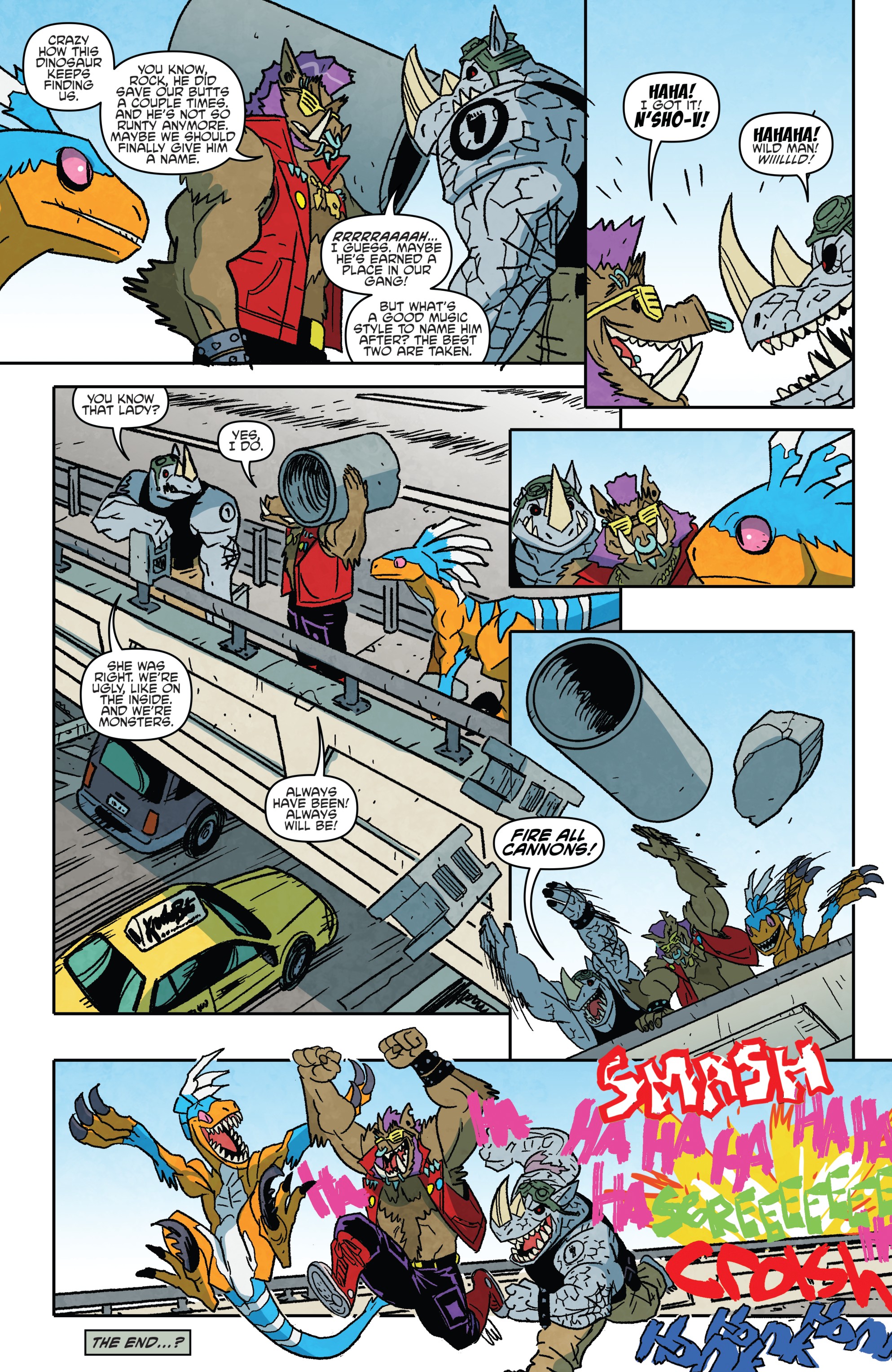 Teenage Mutant Ninja Turtles: Bebop & Rocksteady Hit the Road! (2018-) issue 5 - Page 21