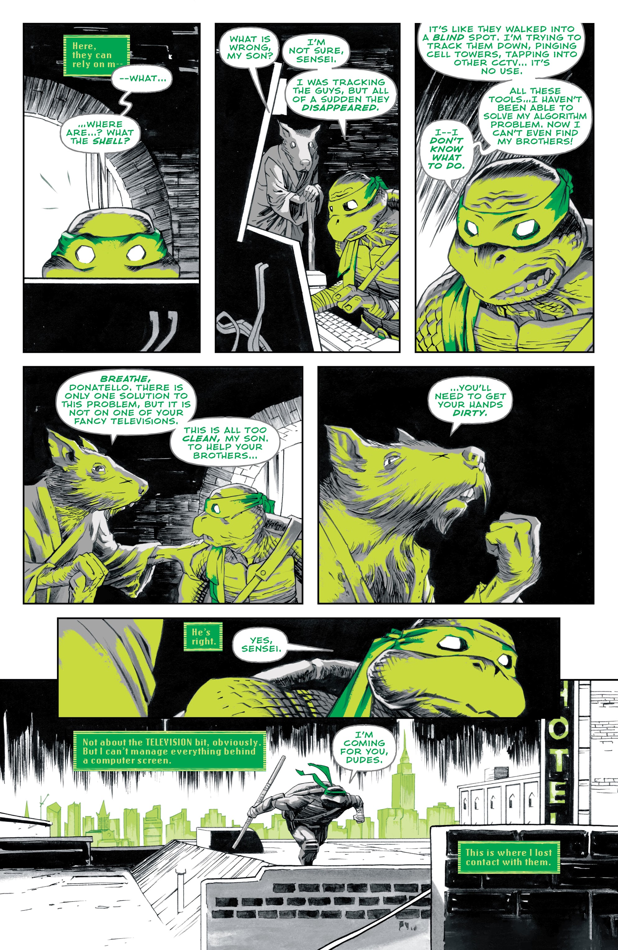 Teenage Mutant Ninja Turtles: Black, White, & Green (2024-) issue 1 - Page 6