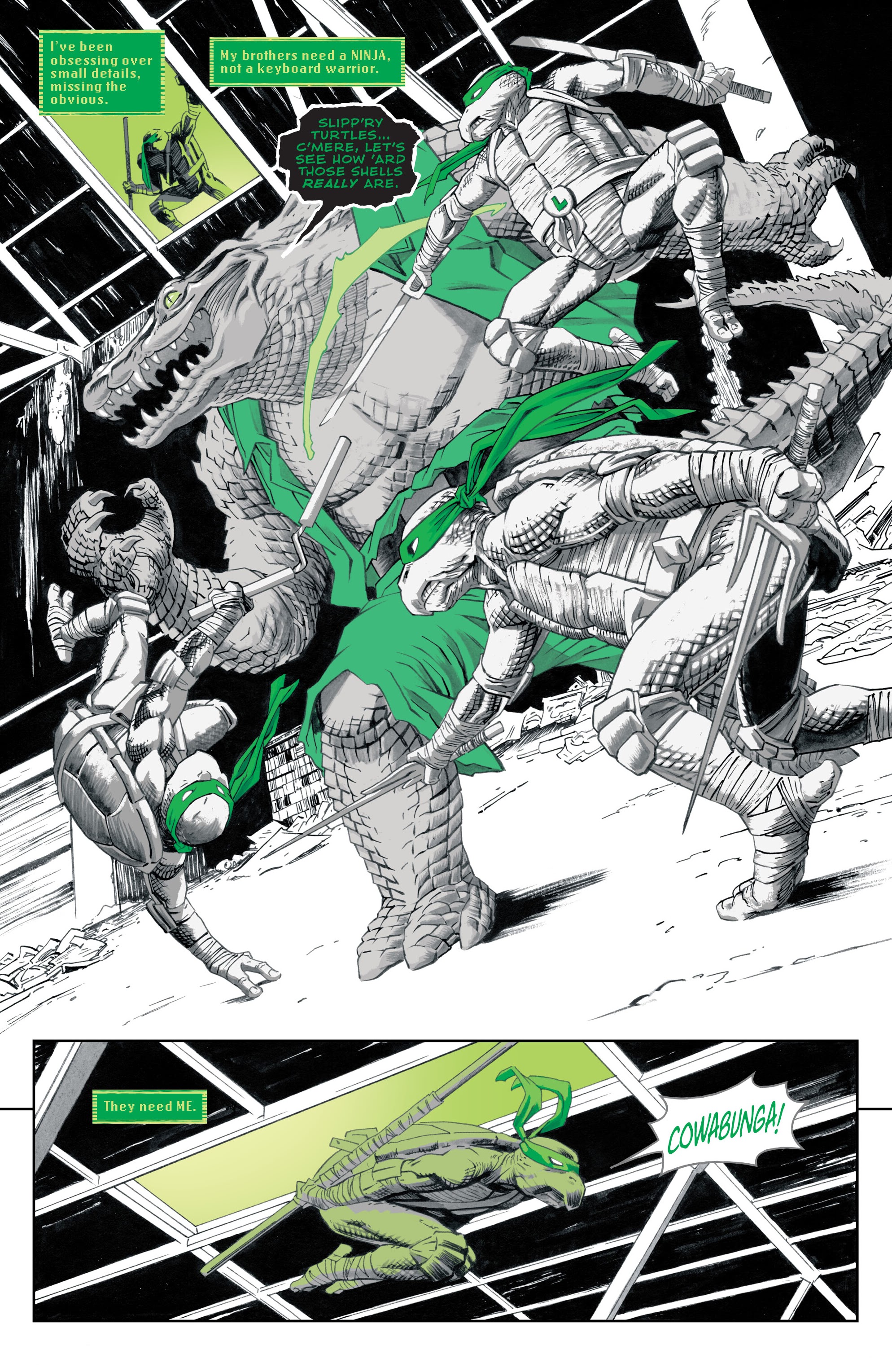 Teenage Mutant Ninja Turtles: Black, White, & Green (2024-) issue 1 - Page 7