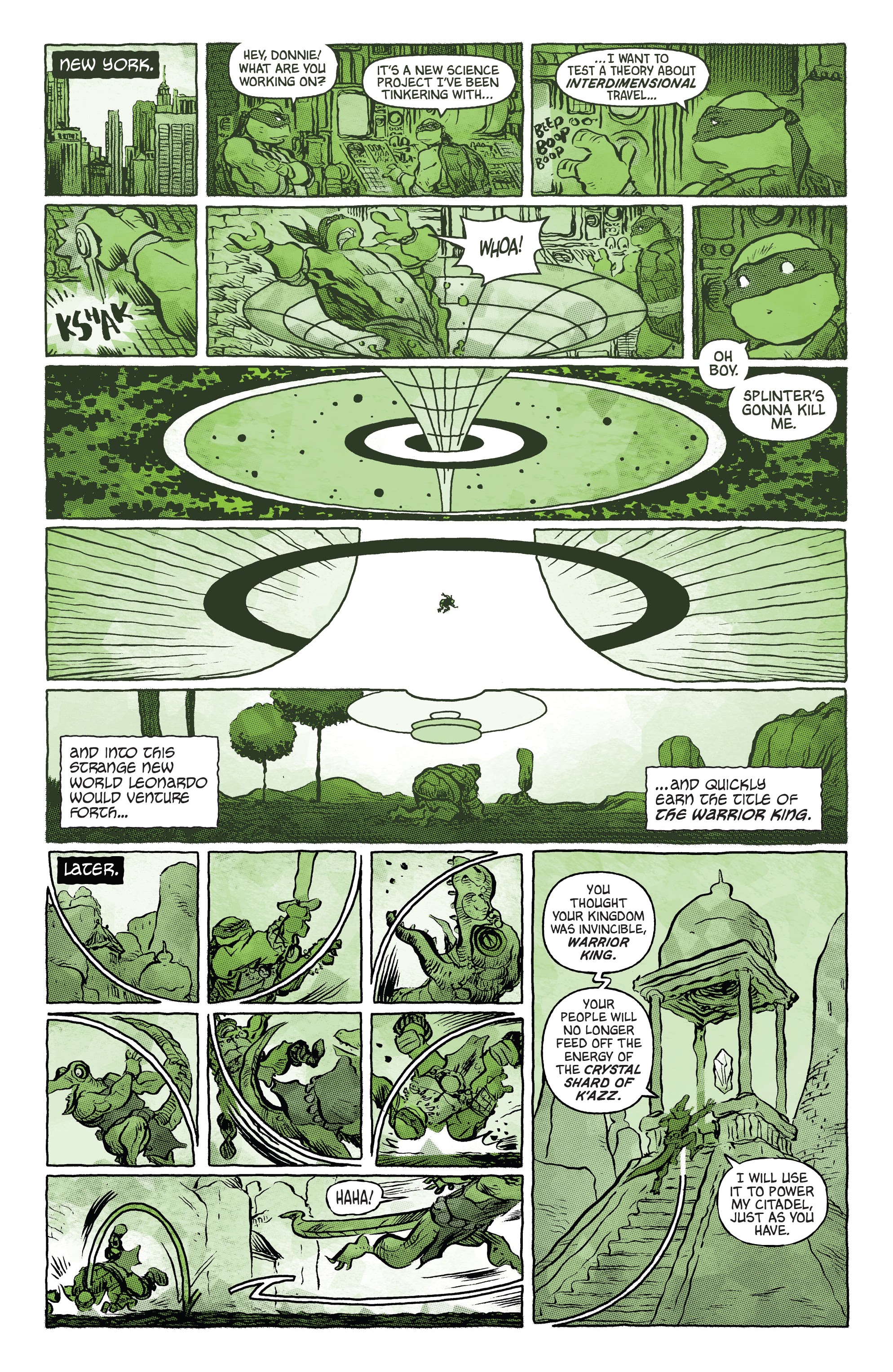 Teenage Mutant Ninja Turtles: Black, White, & Green (2024-) issue 1 - Page 12