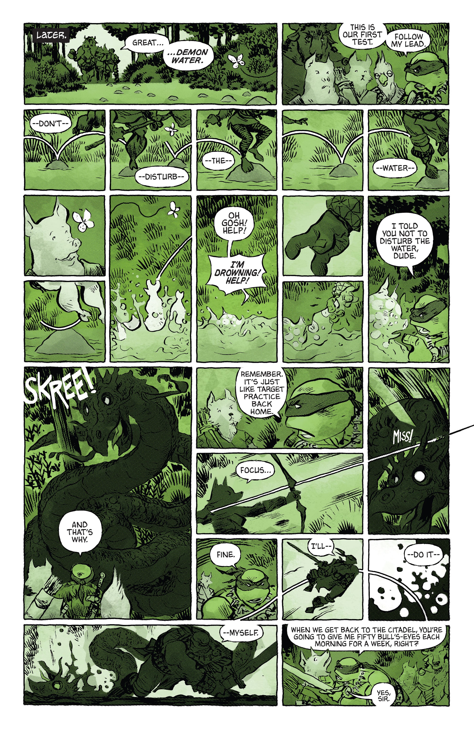 Teenage Mutant Ninja Turtles: Black, White, & Green (2024-) issue 1 - Page 14