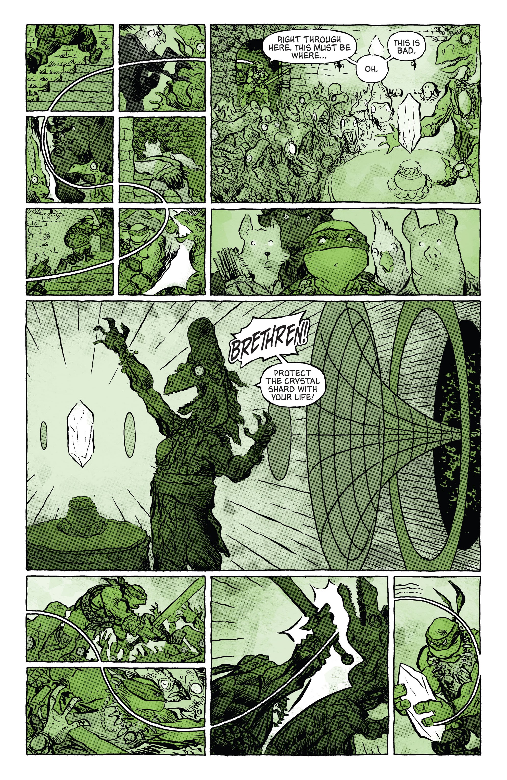 Teenage Mutant Ninja Turtles: Black, White, & Green (2024-) issue 1 - Page 16