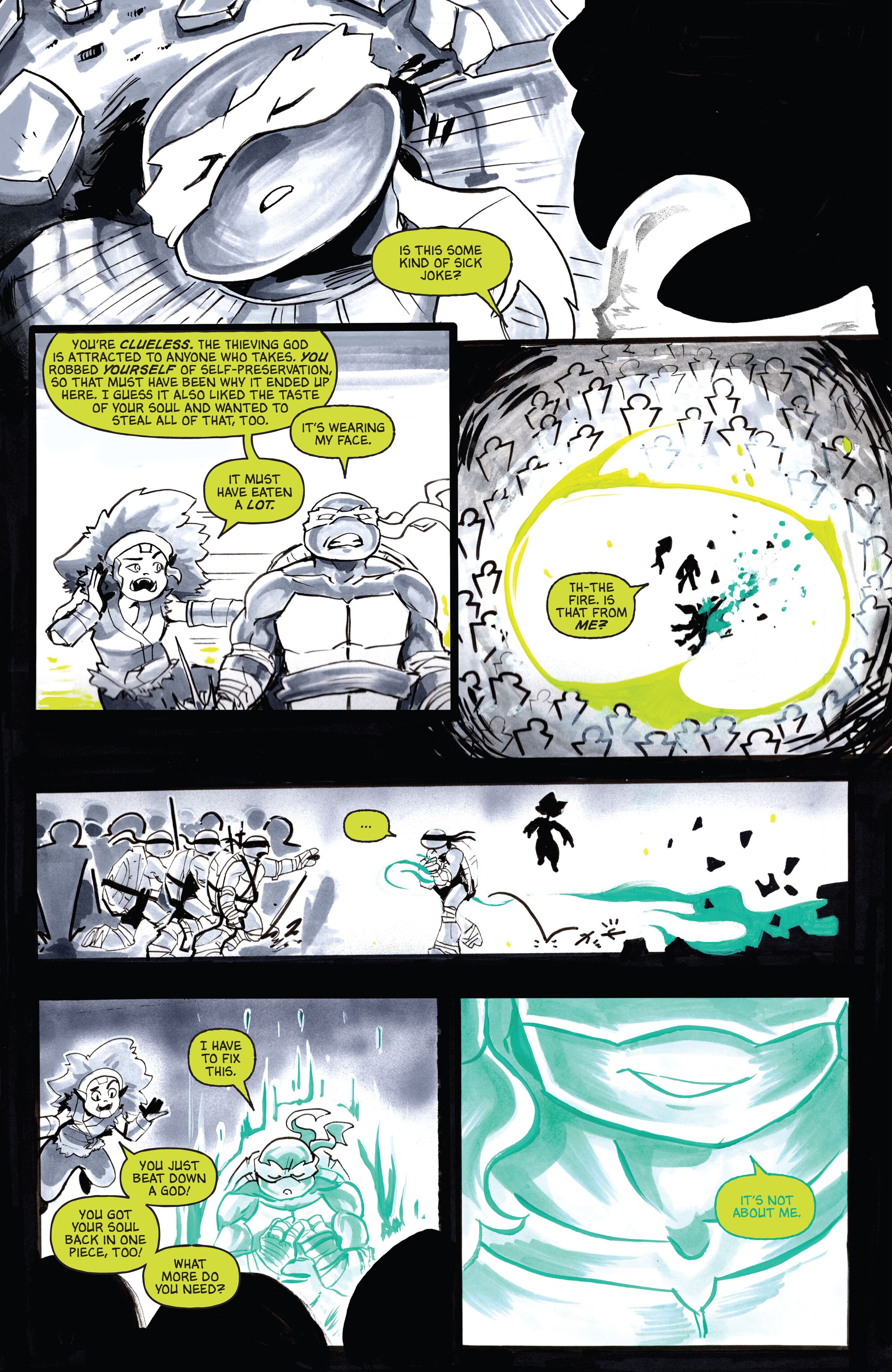 Teenage Mutant Ninja Turtles: Black, White, & Green (2024-) issue 1 - Page 25