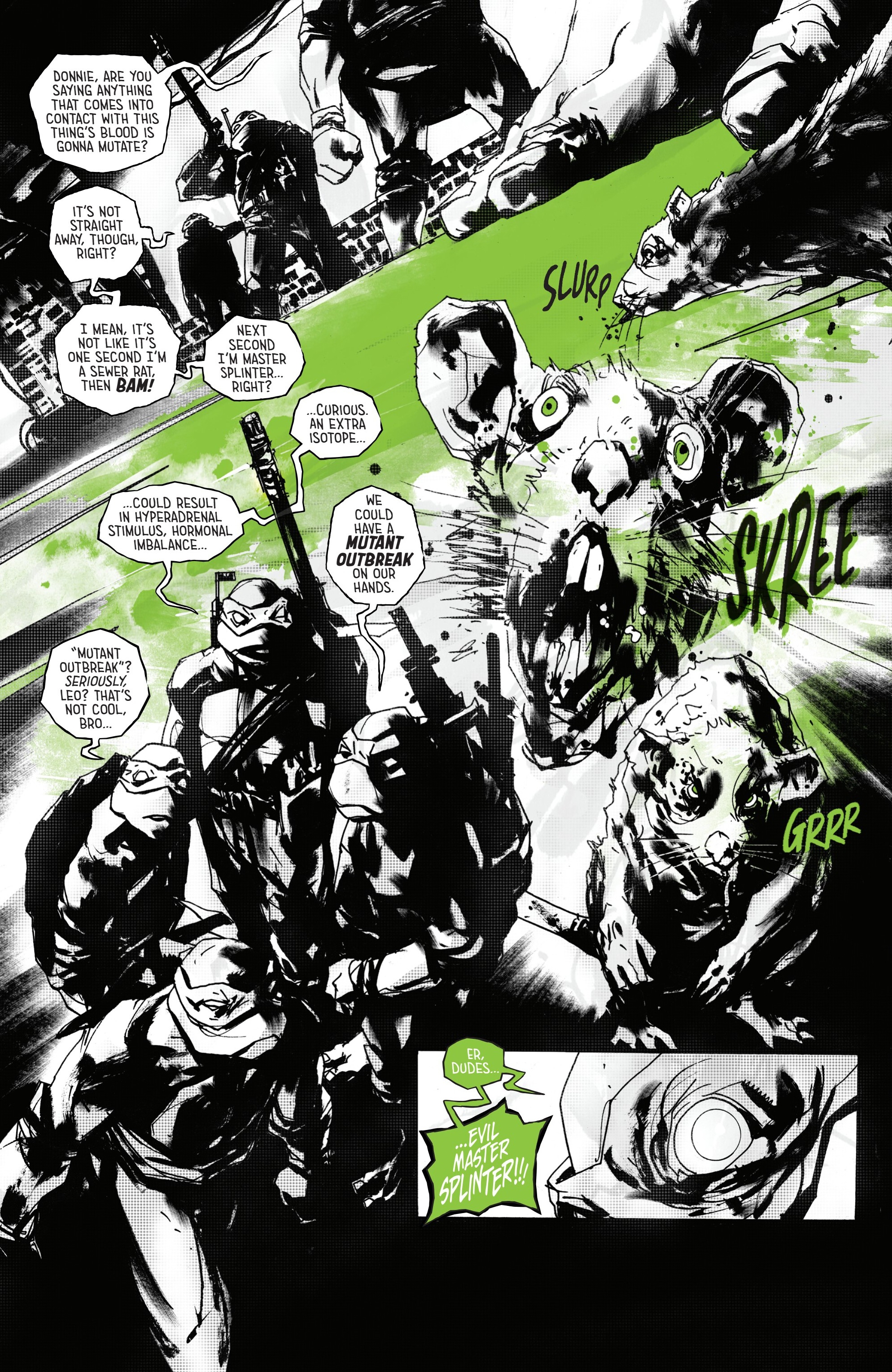 Teenage Mutant Ninja Turtles: Black, White, & Green (2024-) issue 3 - Page 4