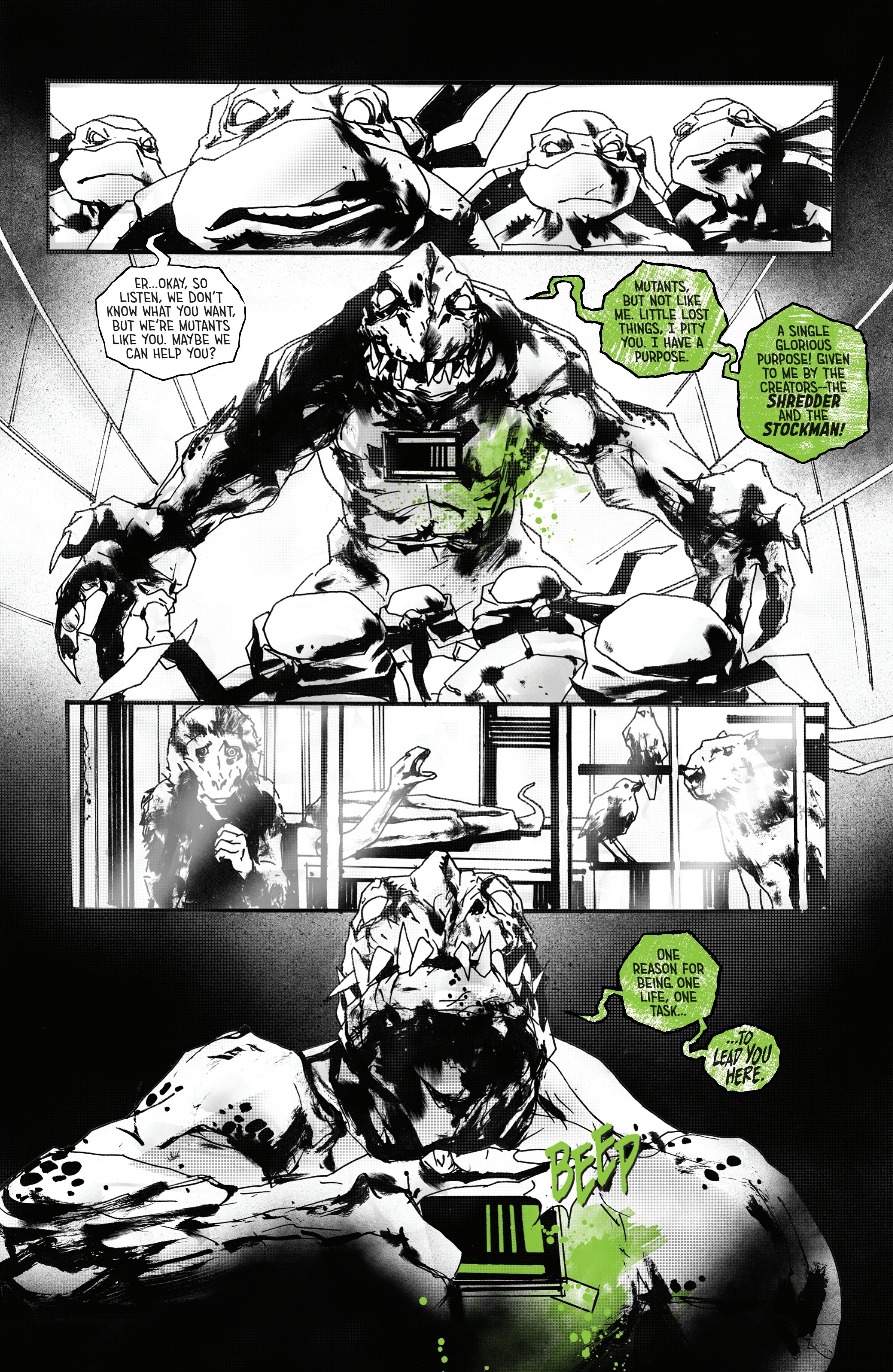 Teenage Mutant Ninja Turtles: Black, White, & Green (2024-) issue 3 - Page 8