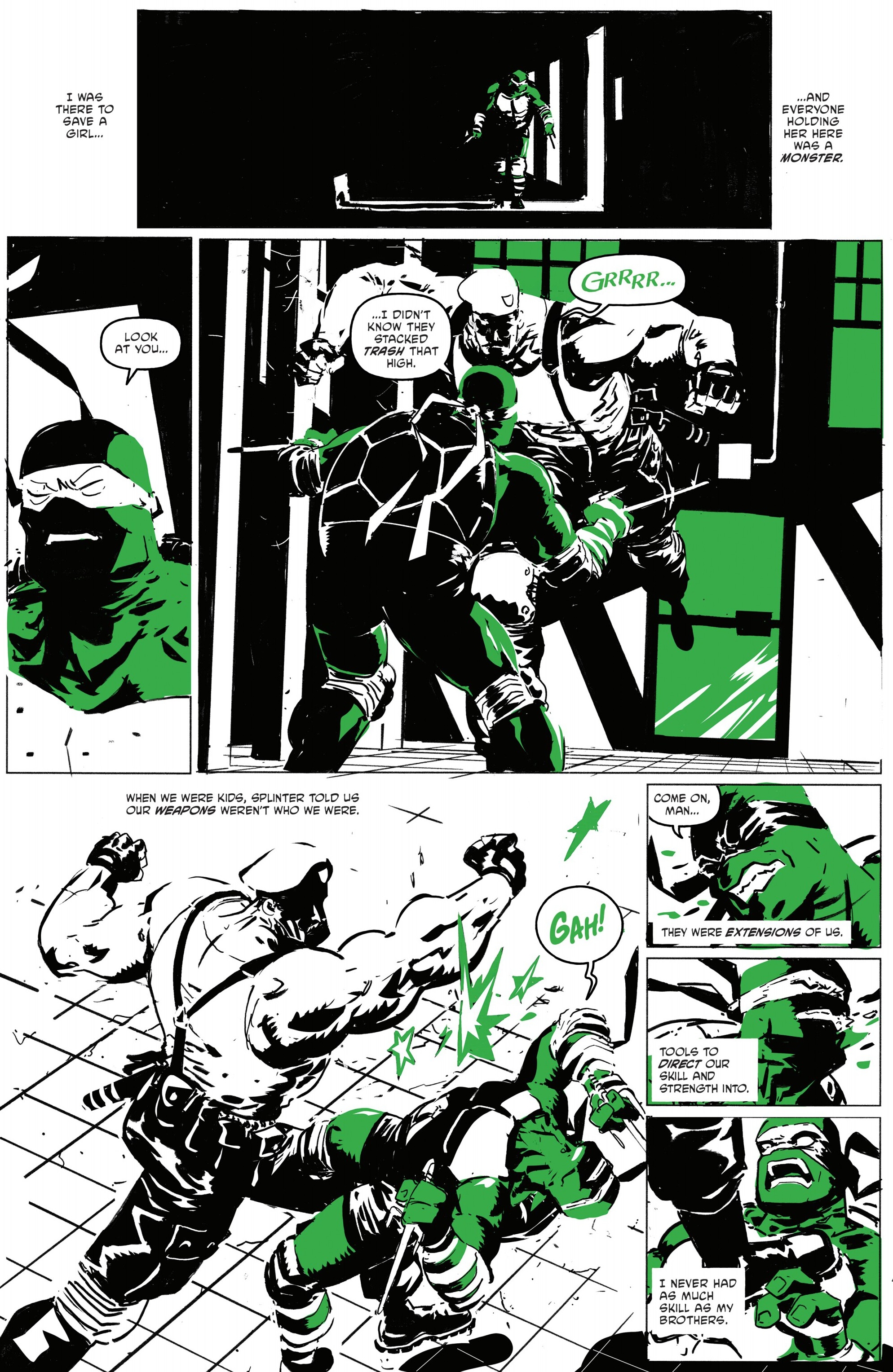 Teenage Mutant Ninja Turtles: Black, White, & Green (2024-) issue 3 - Page 14