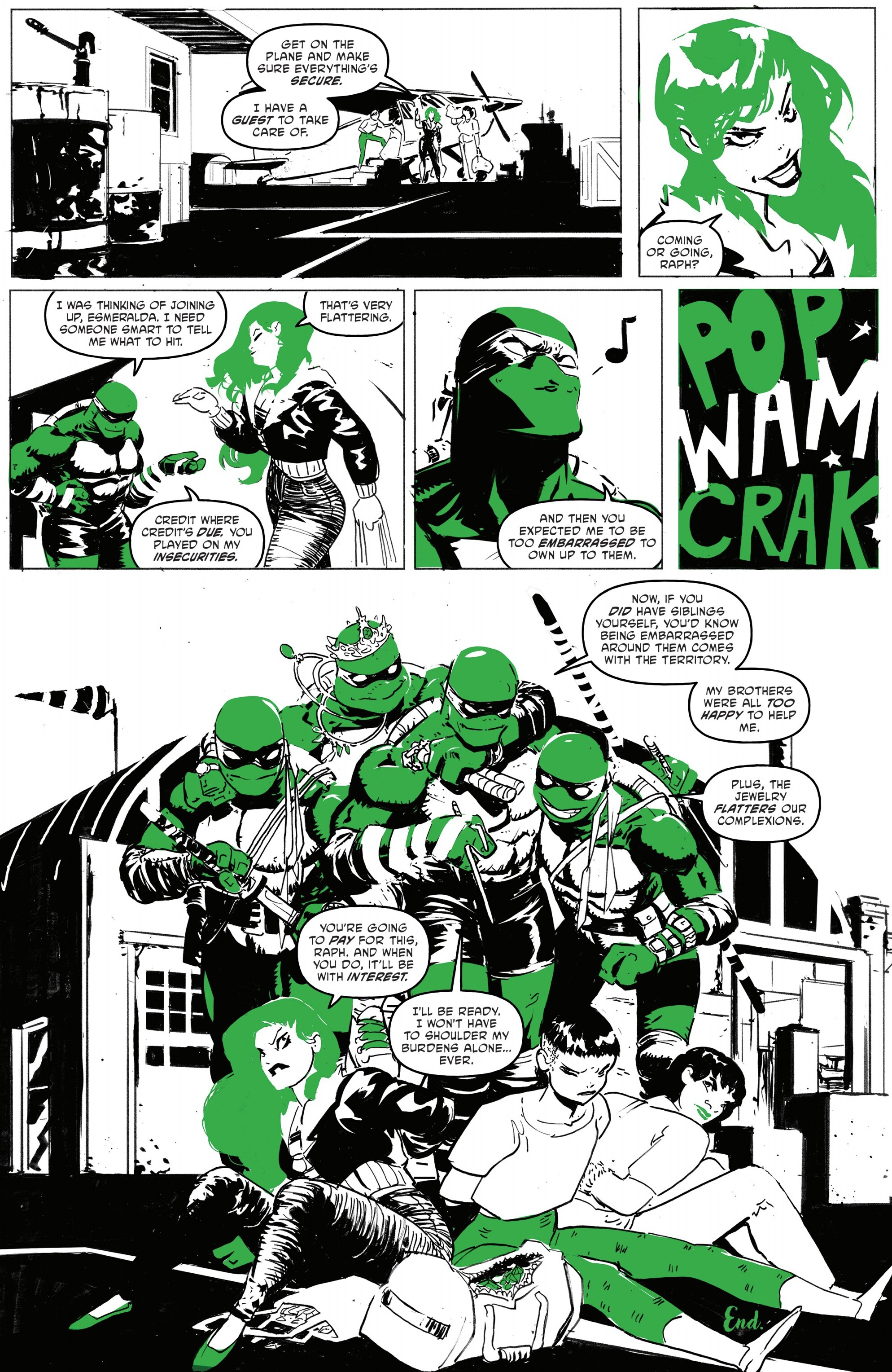 Teenage Mutant Ninja Turtles: Black, White, & Green (2024-) issue 3 - Page 18