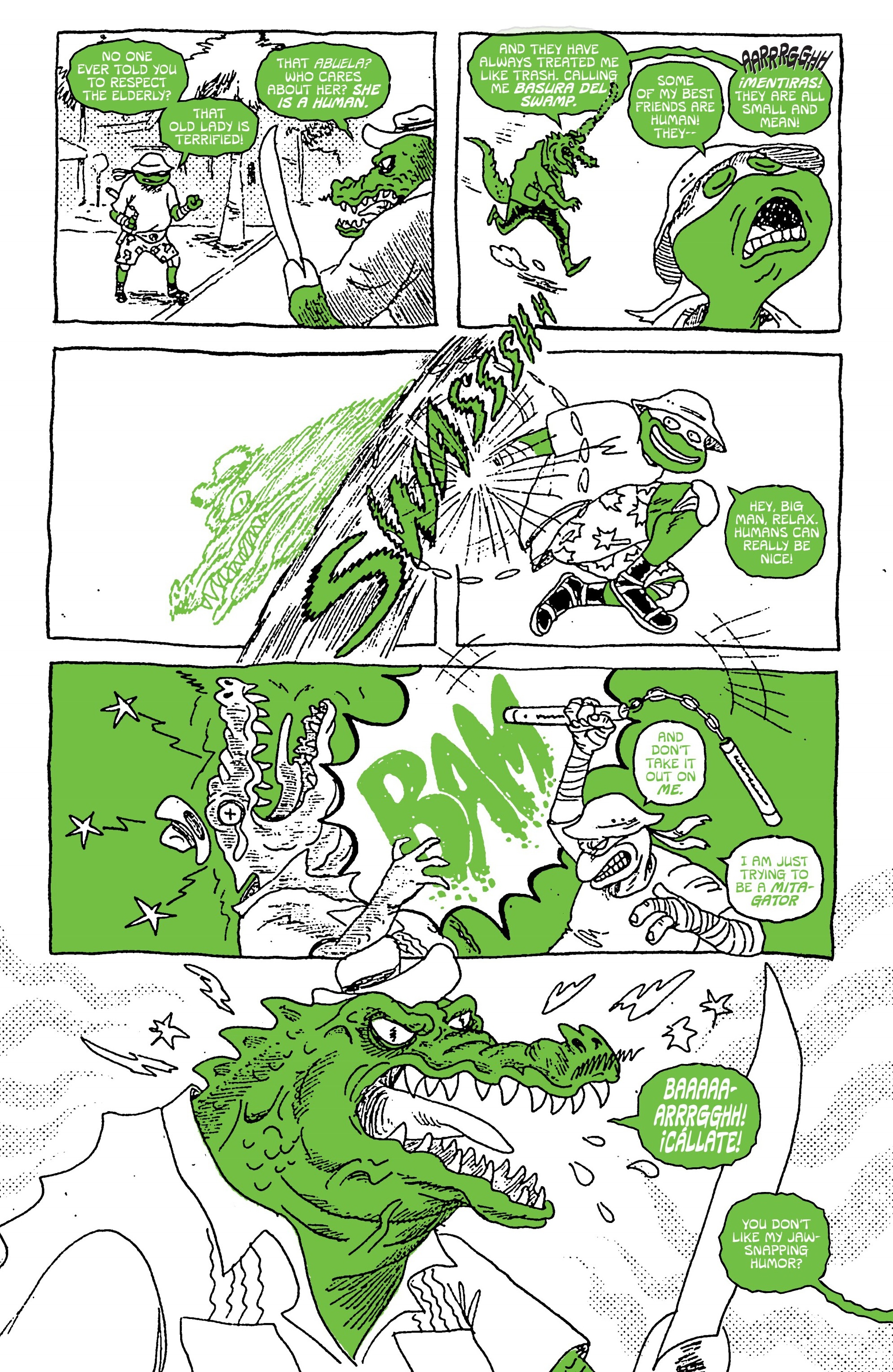 Teenage Mutant Ninja Turtles: Black, White, & Green (2024-) issue 3 - Page 22