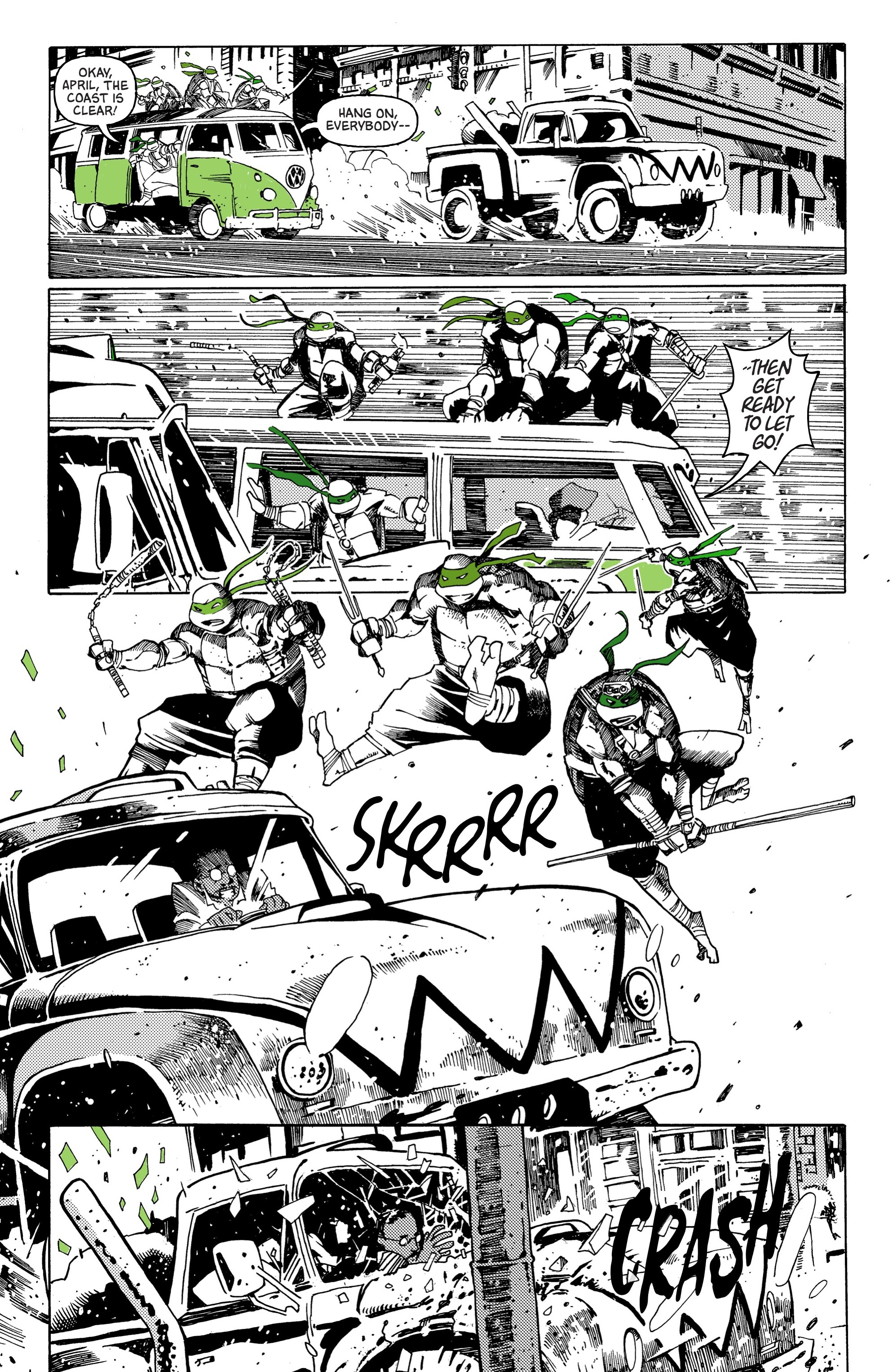 Teenage Mutant Ninja Turtles: Black, White, & Green (2024-) issue 3 - Page 32