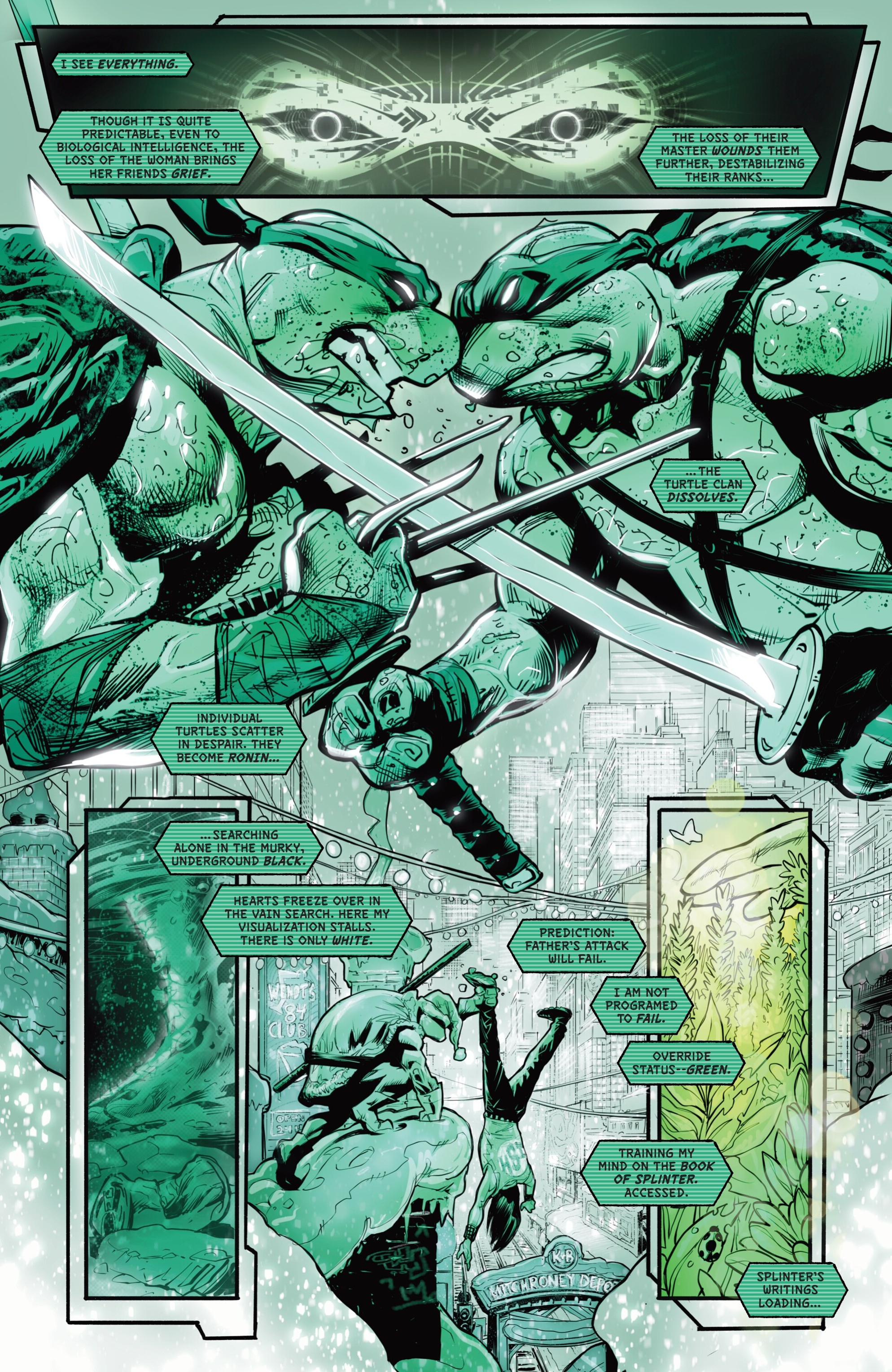 Teenage Mutant Ninja Turtles: Black, White, & Green (2024-): Chapter 4 - Page 28