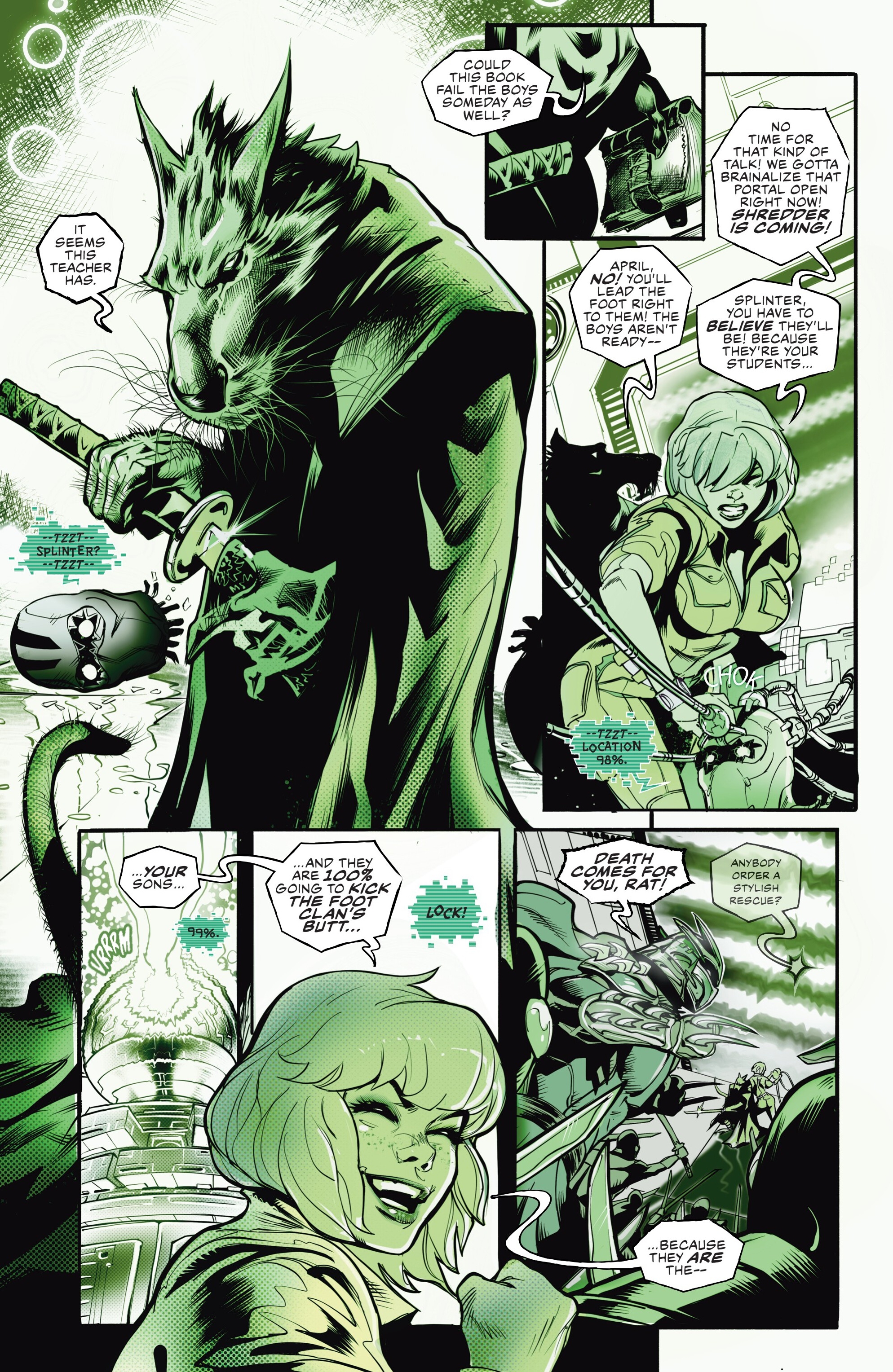 Teenage Mutant Ninja Turtles: Black, White, & Green (2024-): Chapter 4 - Page 31