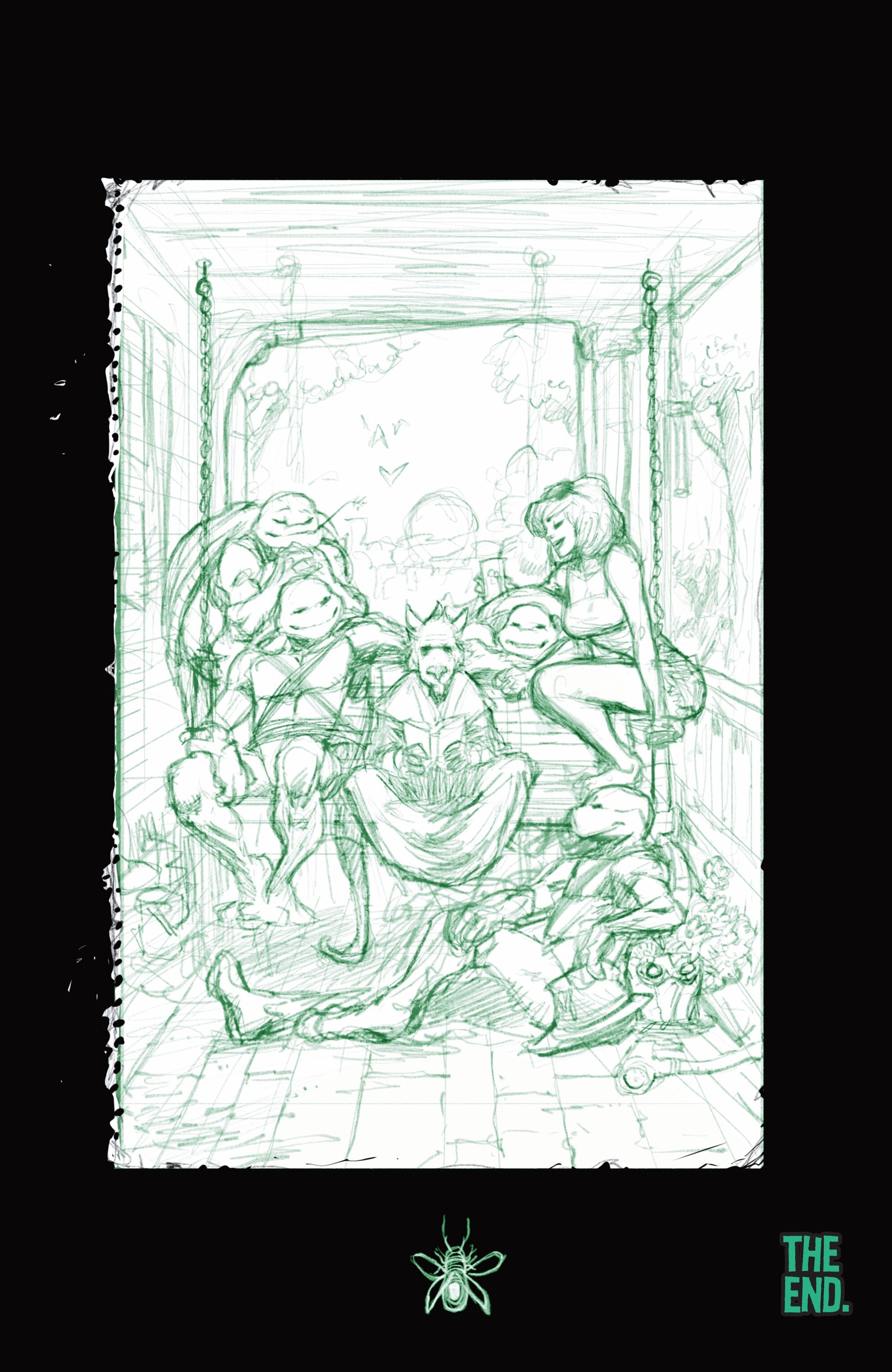 Teenage Mutant Ninja Turtles: Black, White, & Green (2024-): Chapter 4 - Page 33