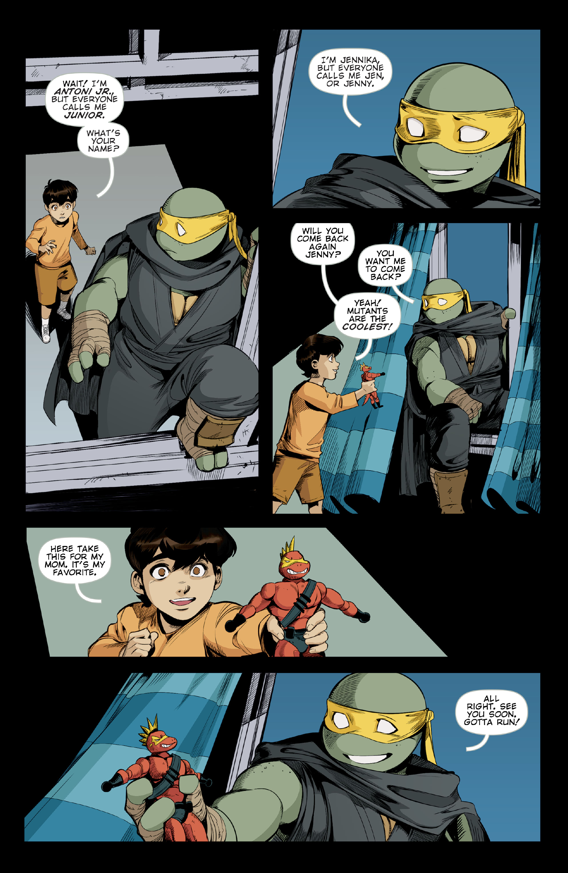 <b>Teenage</b> <b>Mutant</b> <b>Ninja</b> <b>Turtles</b>: Jennika II (2020-): Chapter 4 - Page 19.