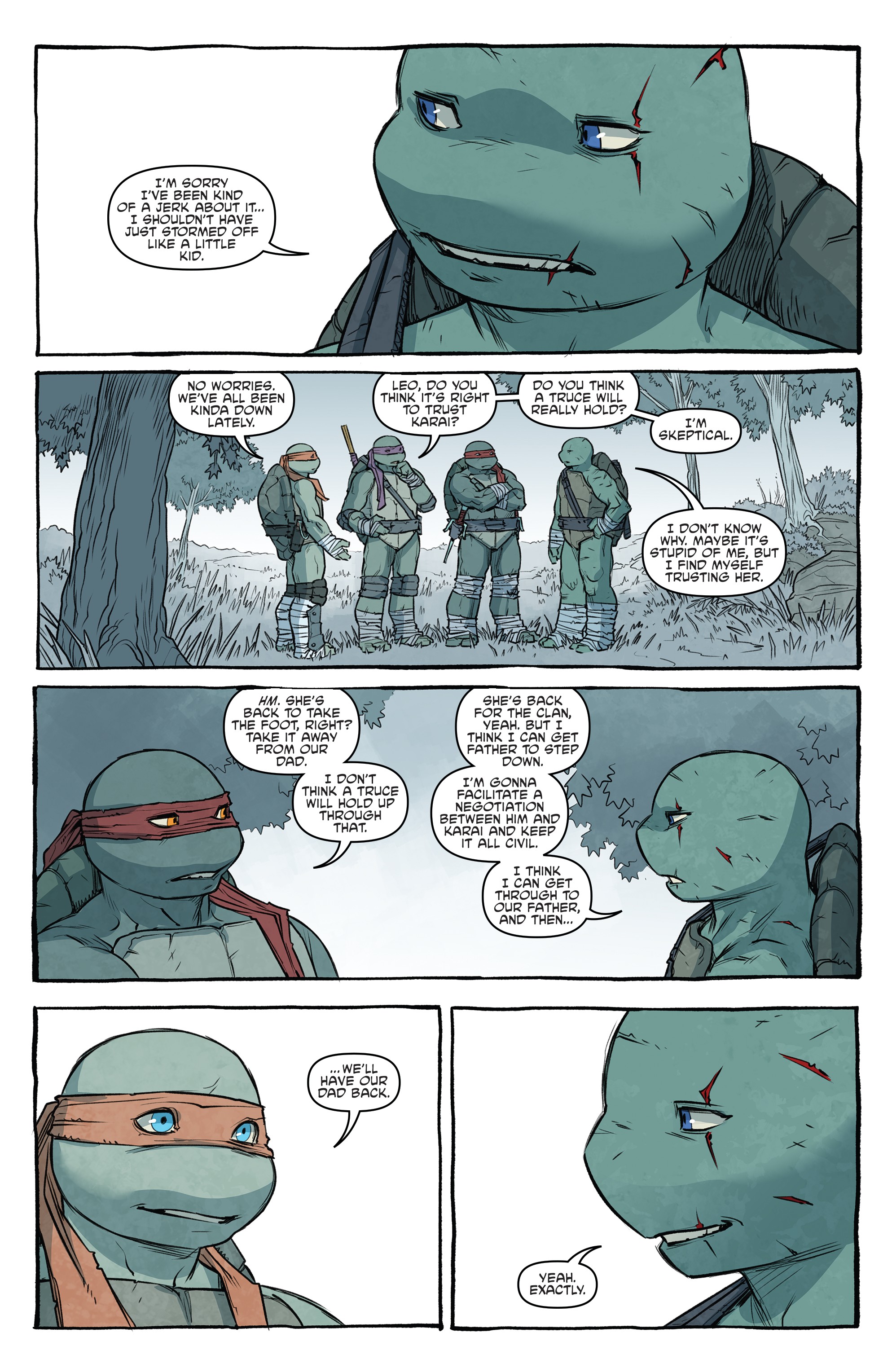 Teenage Mutant Ninja Turtles: Macro-Series (2018-) issue Leonardo - Page 33