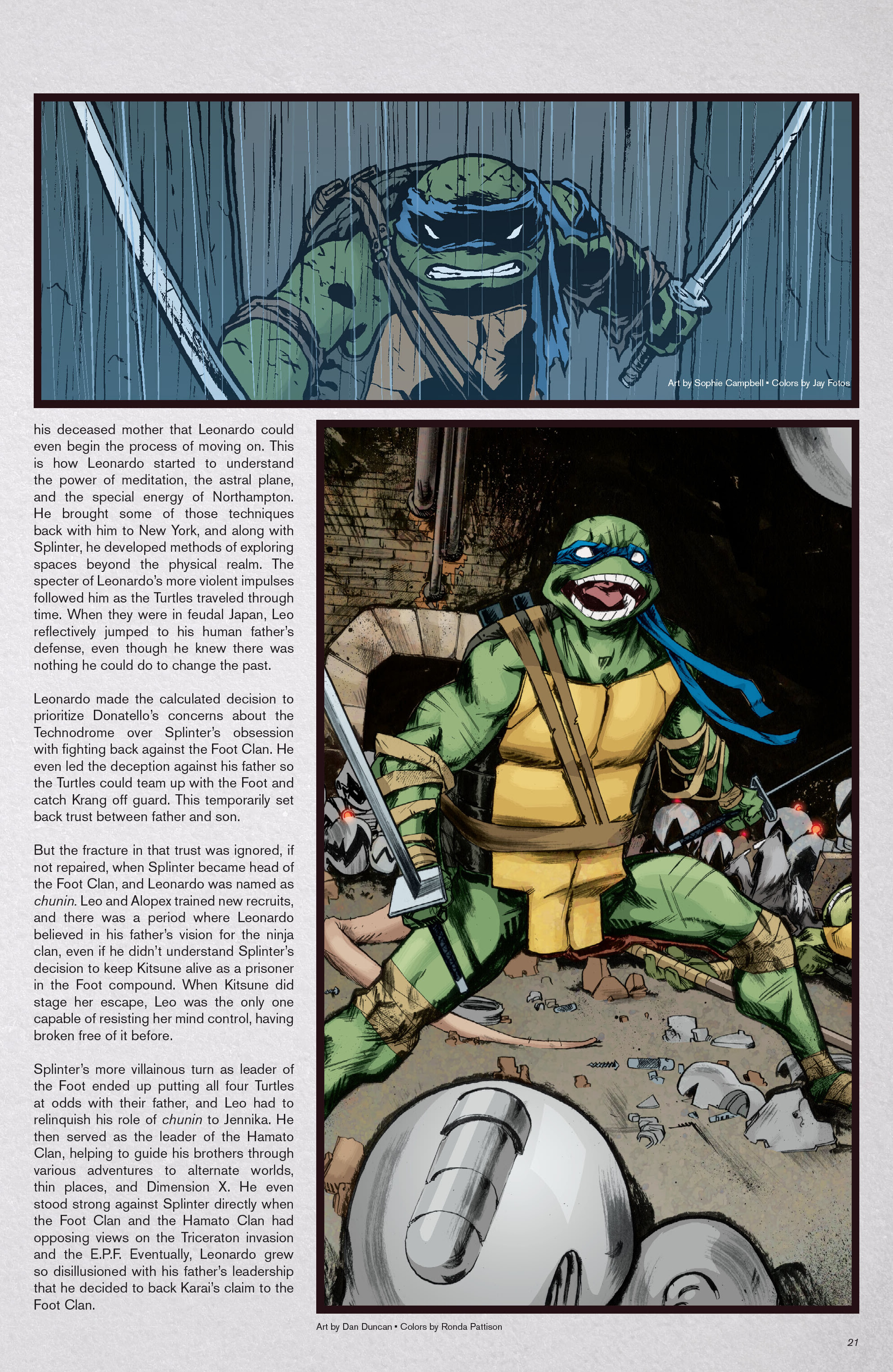 Teenage Mutant Ninja Turtles: Sourcebook (2024-) issue 1 - Page 18