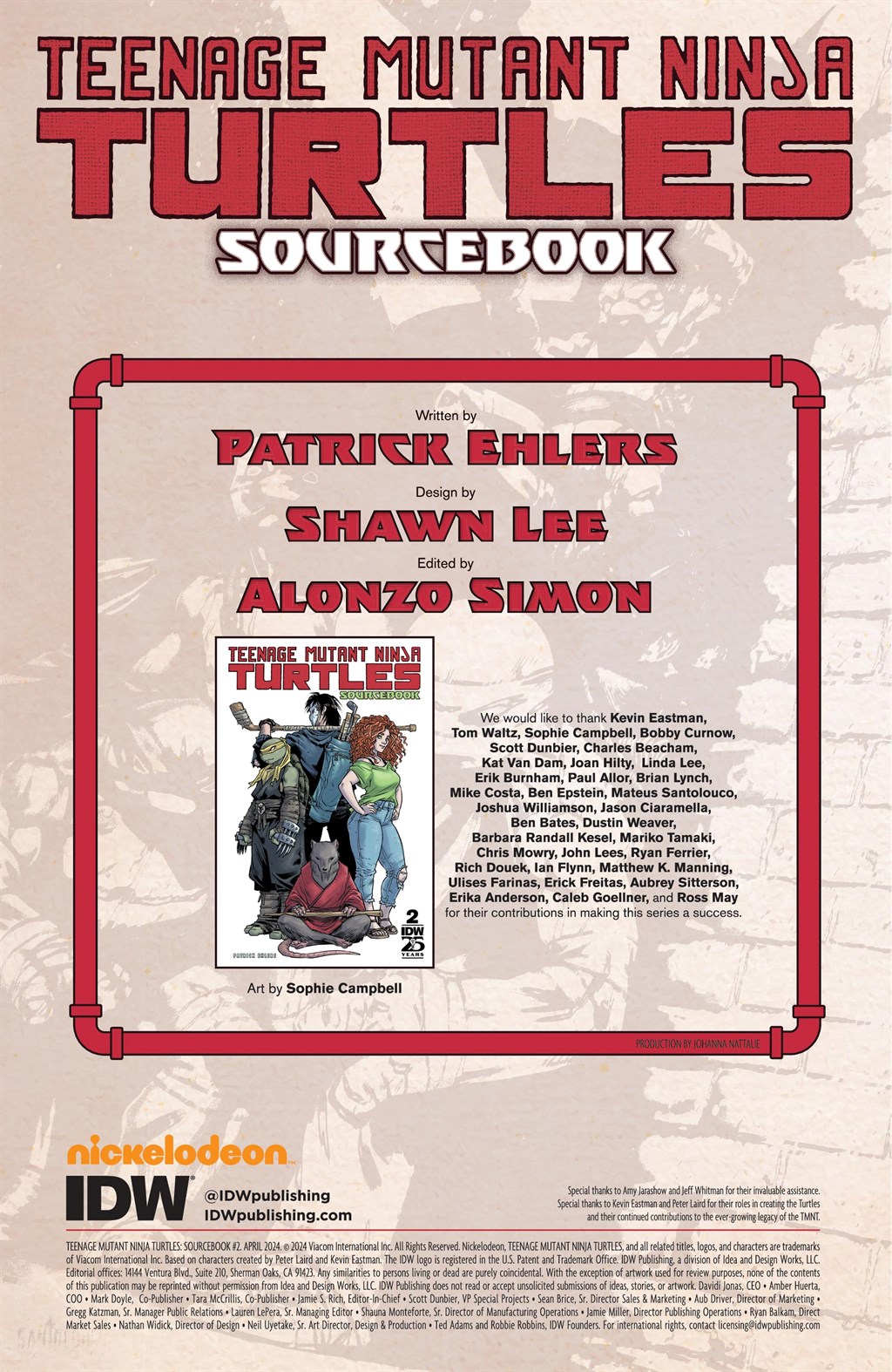 Teenage Mutant Ninja Turtles: Sourcebook (2024-): Chapter 2 - Page 2