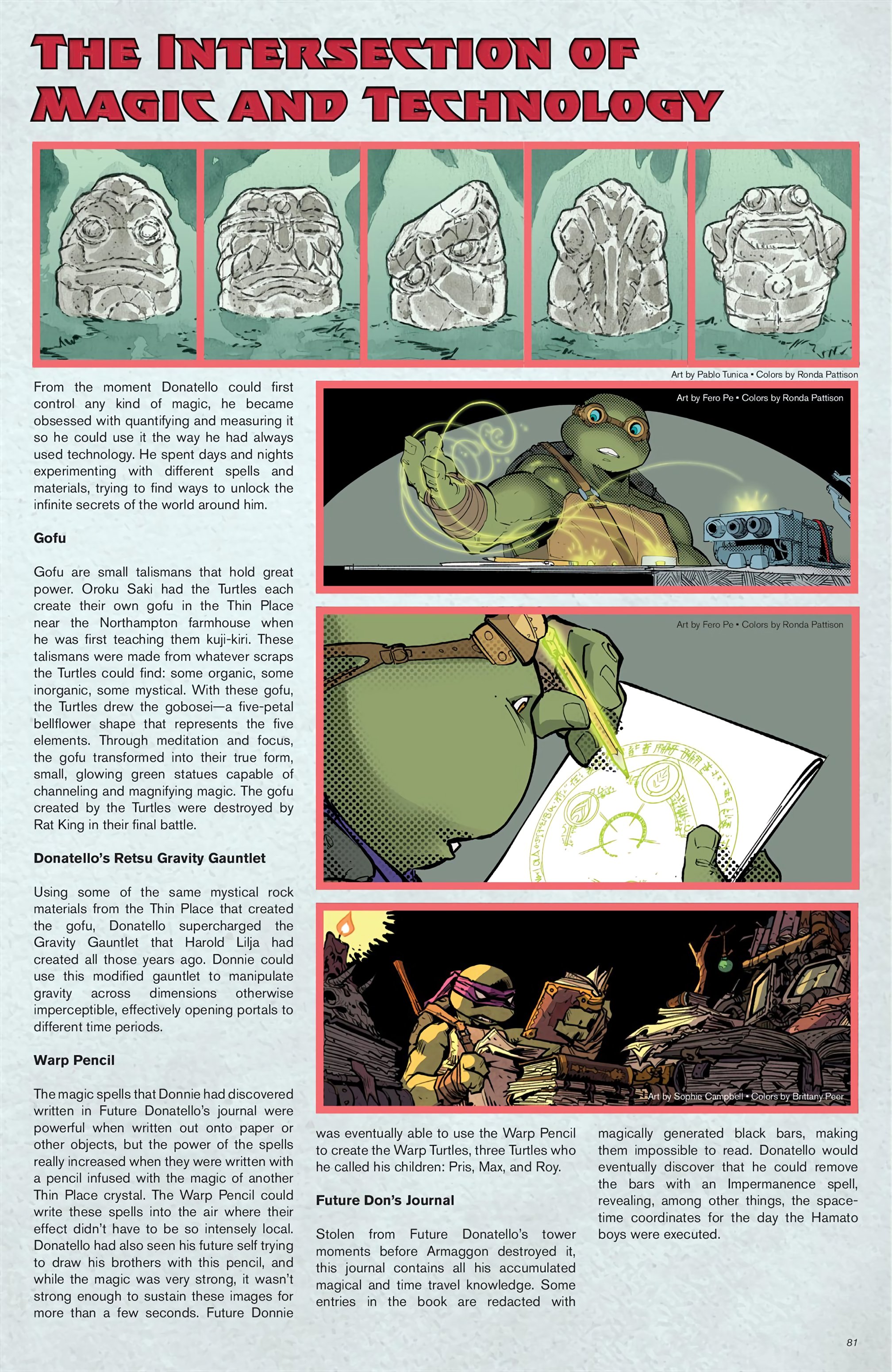 Teenage Mutant Ninja Turtles: Sourcebook (2024-) issue 3 - Page 74