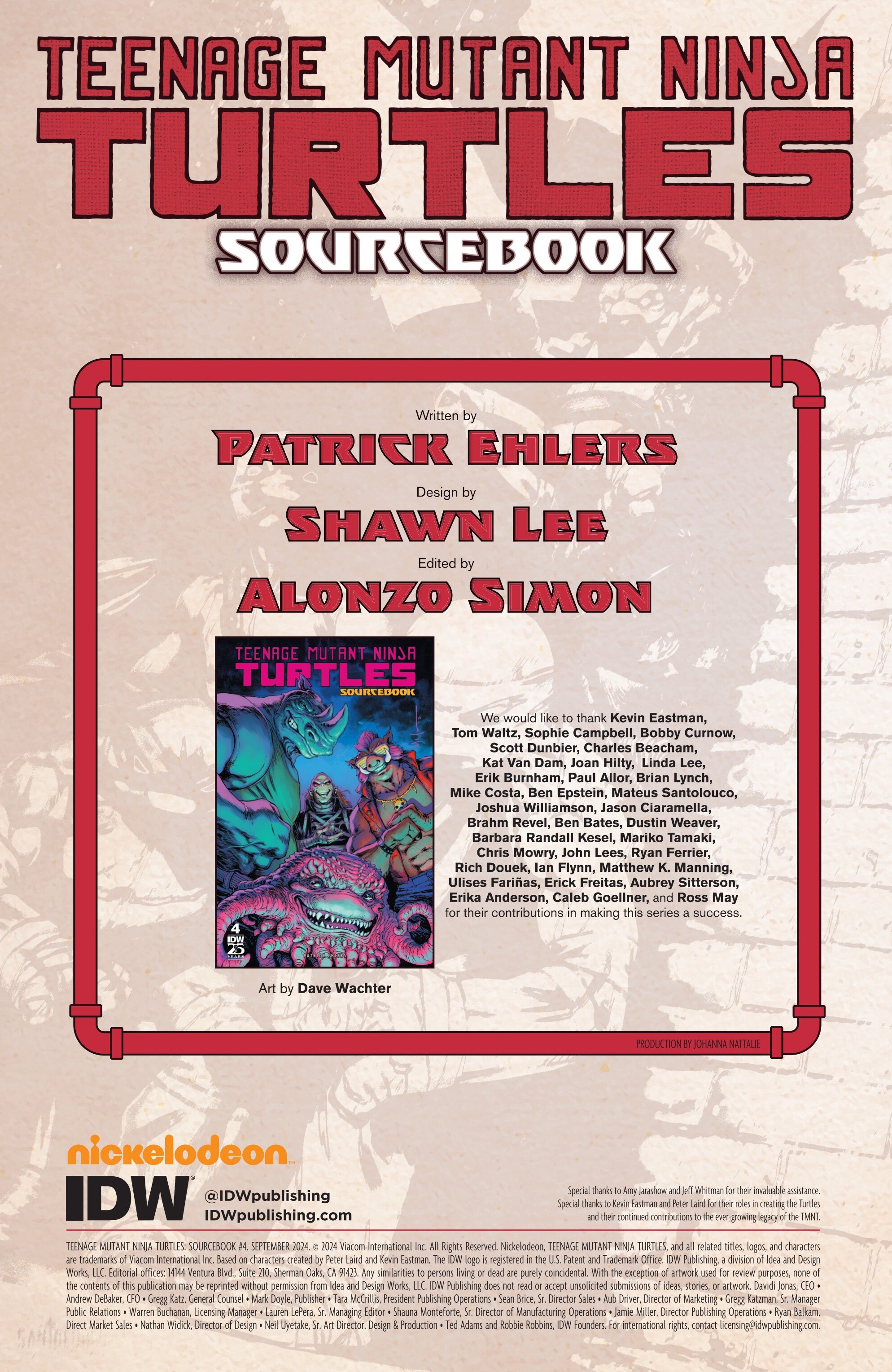 Teenage Mutant Ninja Turtles: Sourcebook (2024-) issue 4 - Page 2