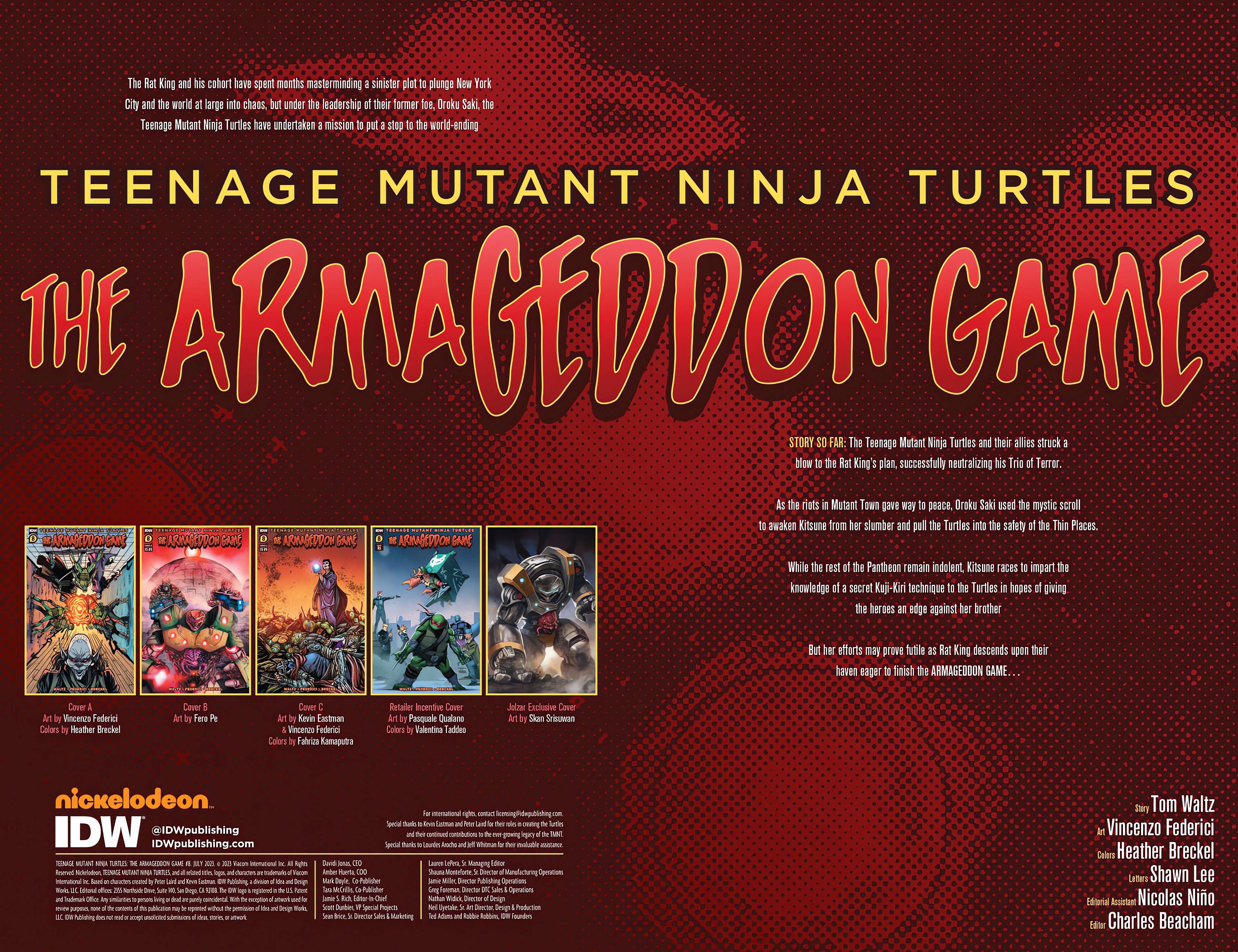 Teenage Mutant Ninja Turtles: The Armageddon Game (2022): Chapter 8 - Page 2