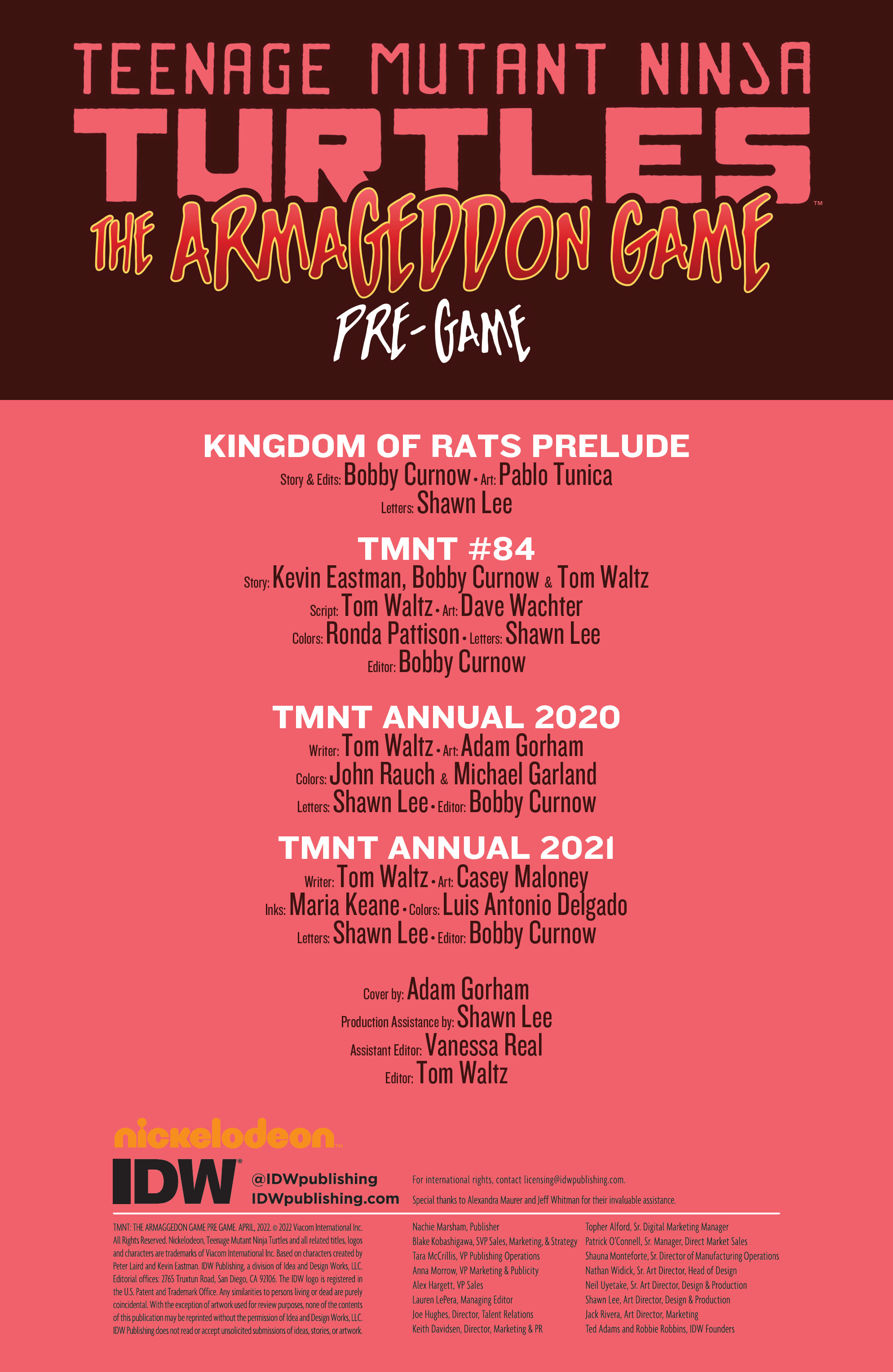 Teenage Mutant Ninja Turtles: The Armageddon Game - Pre-Game (2022-): Chapter 1 - Page 2