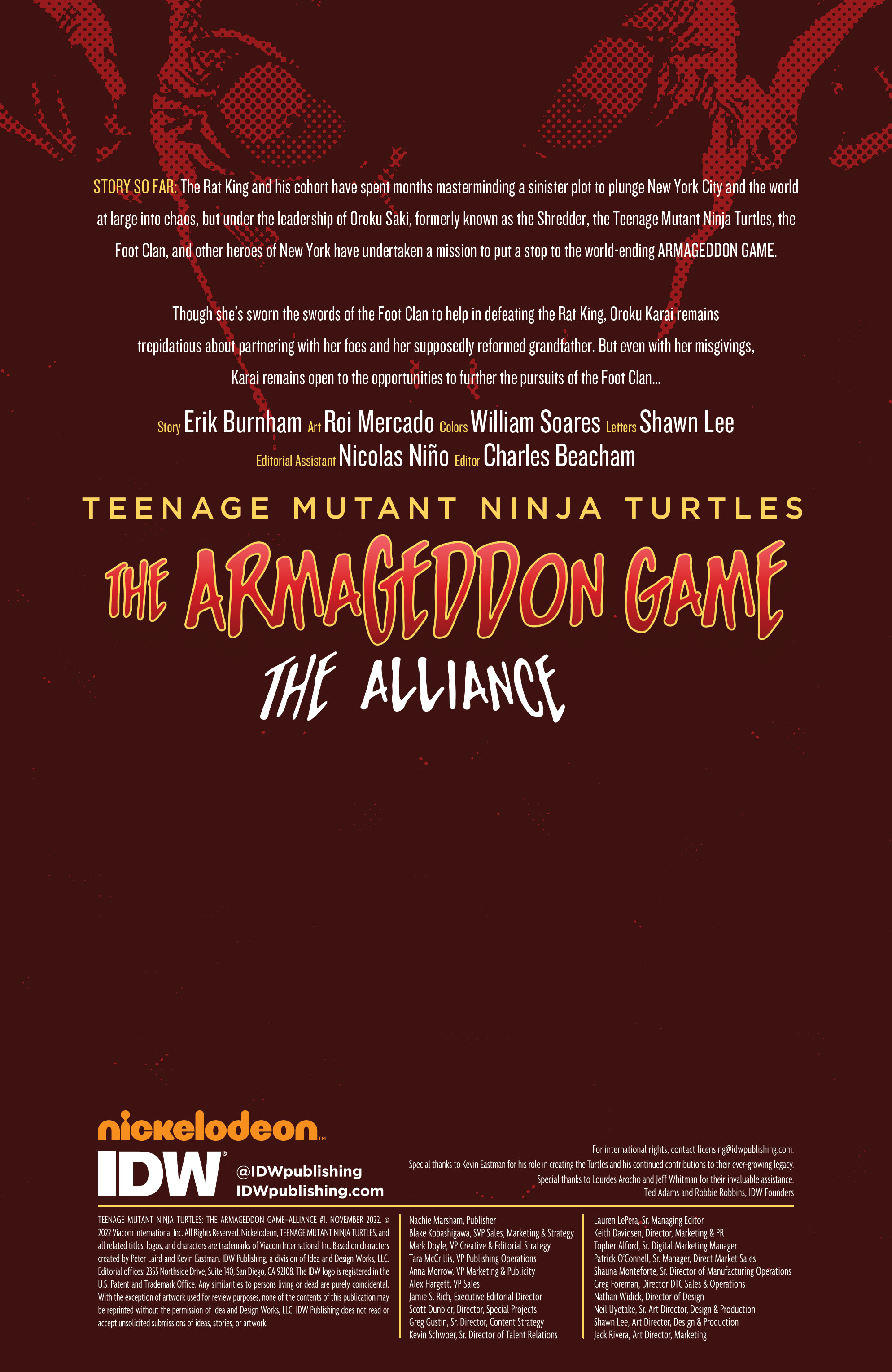 Teenage Mutant Ninja Turtles: The Armageddon Game - The Alliance (2022-): Chapter 1 - Page 2