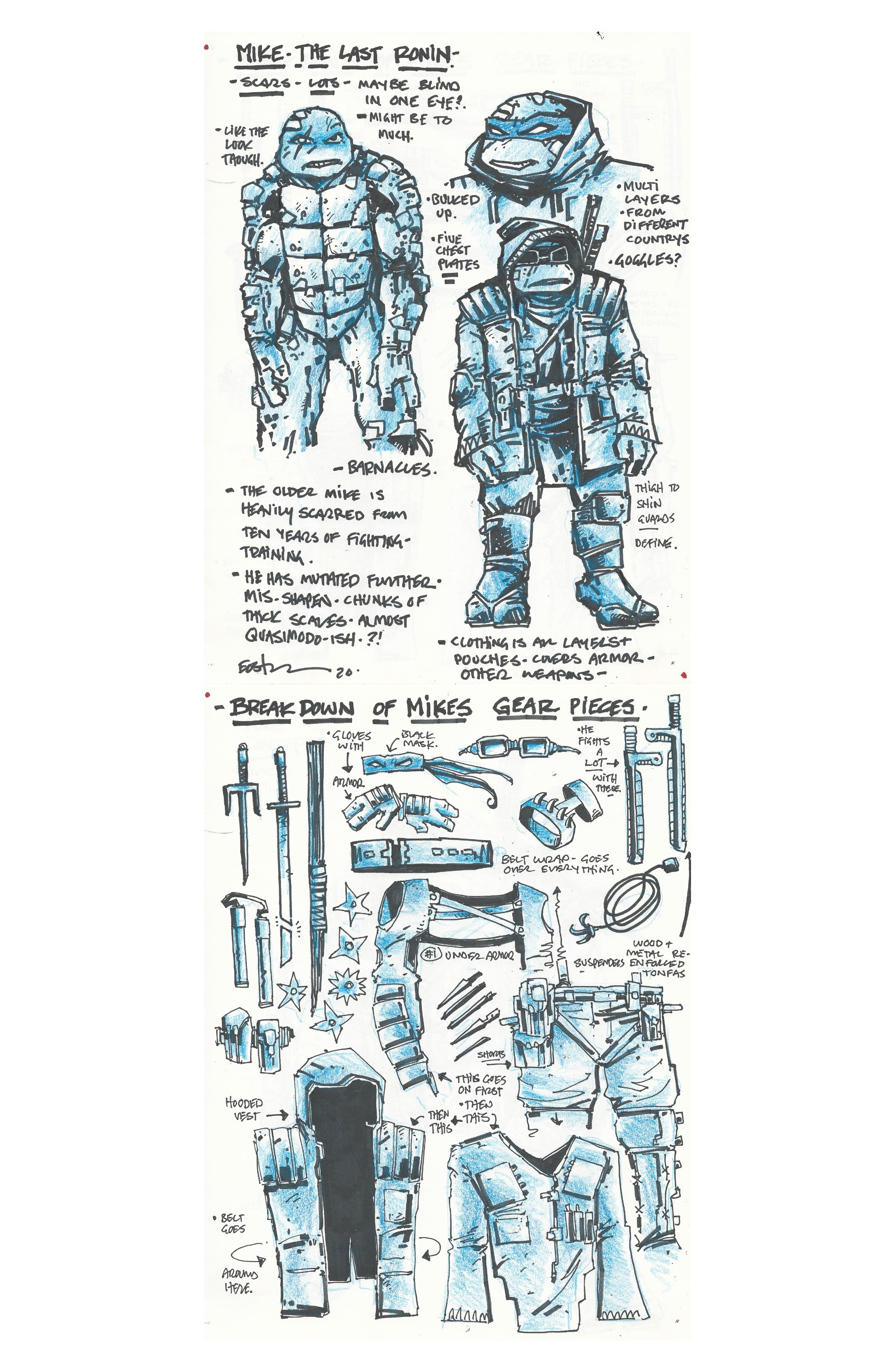 Teenage Mutant Ninja Turtles: The Last Ronin Design Archive (2021-) issue 1 - Page 5